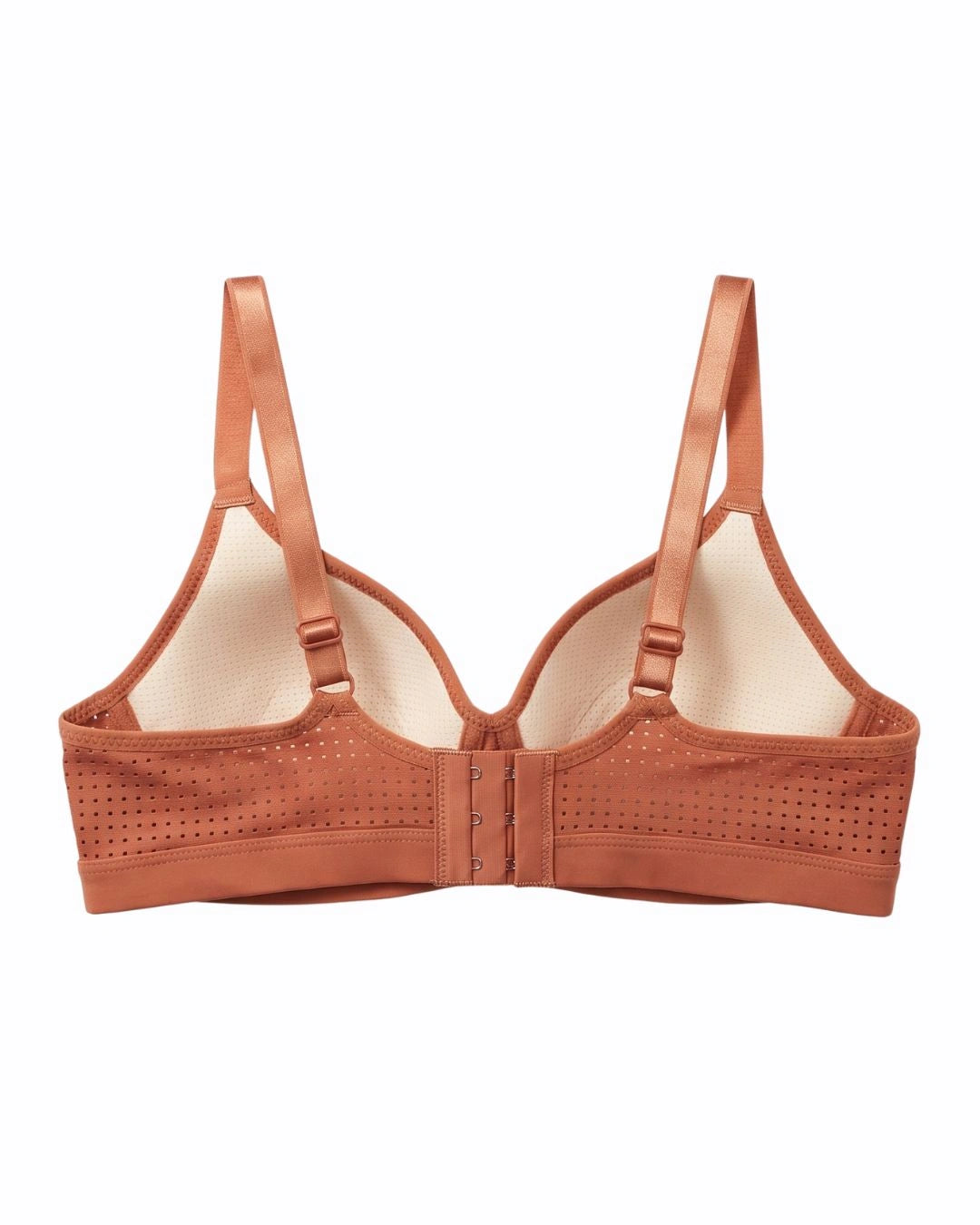 Light Padded T-Shirt Bra - kylie - Rust
