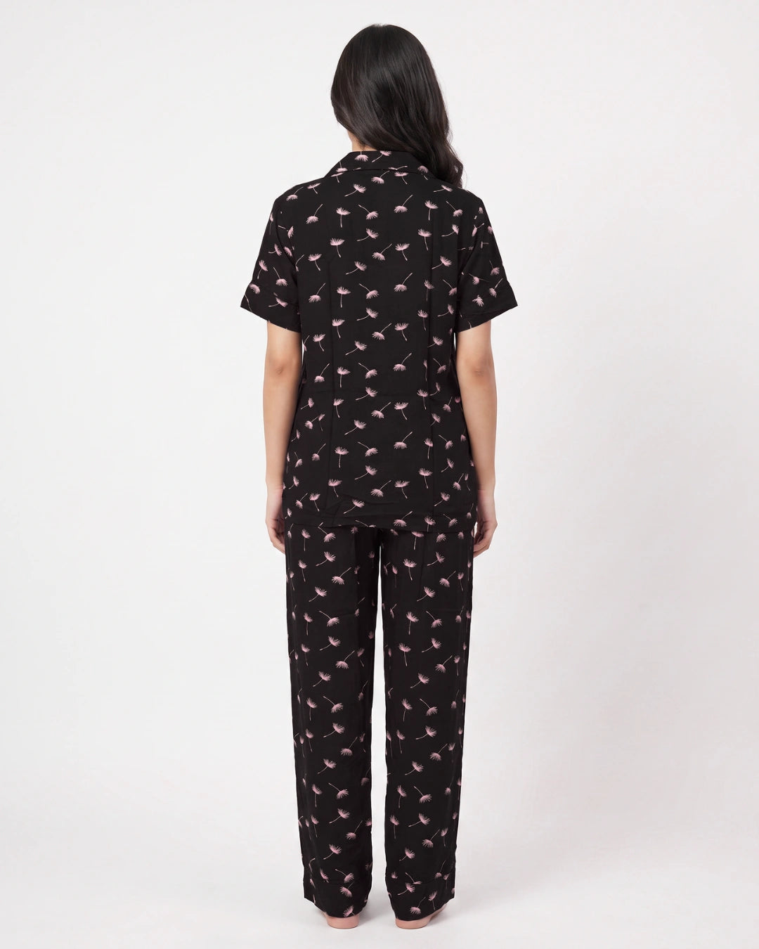 Linen PJ Set - Blue Blossom