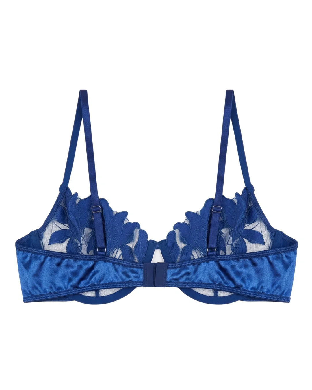 Non Padded Bra Set - Roselle Bloom - Blue