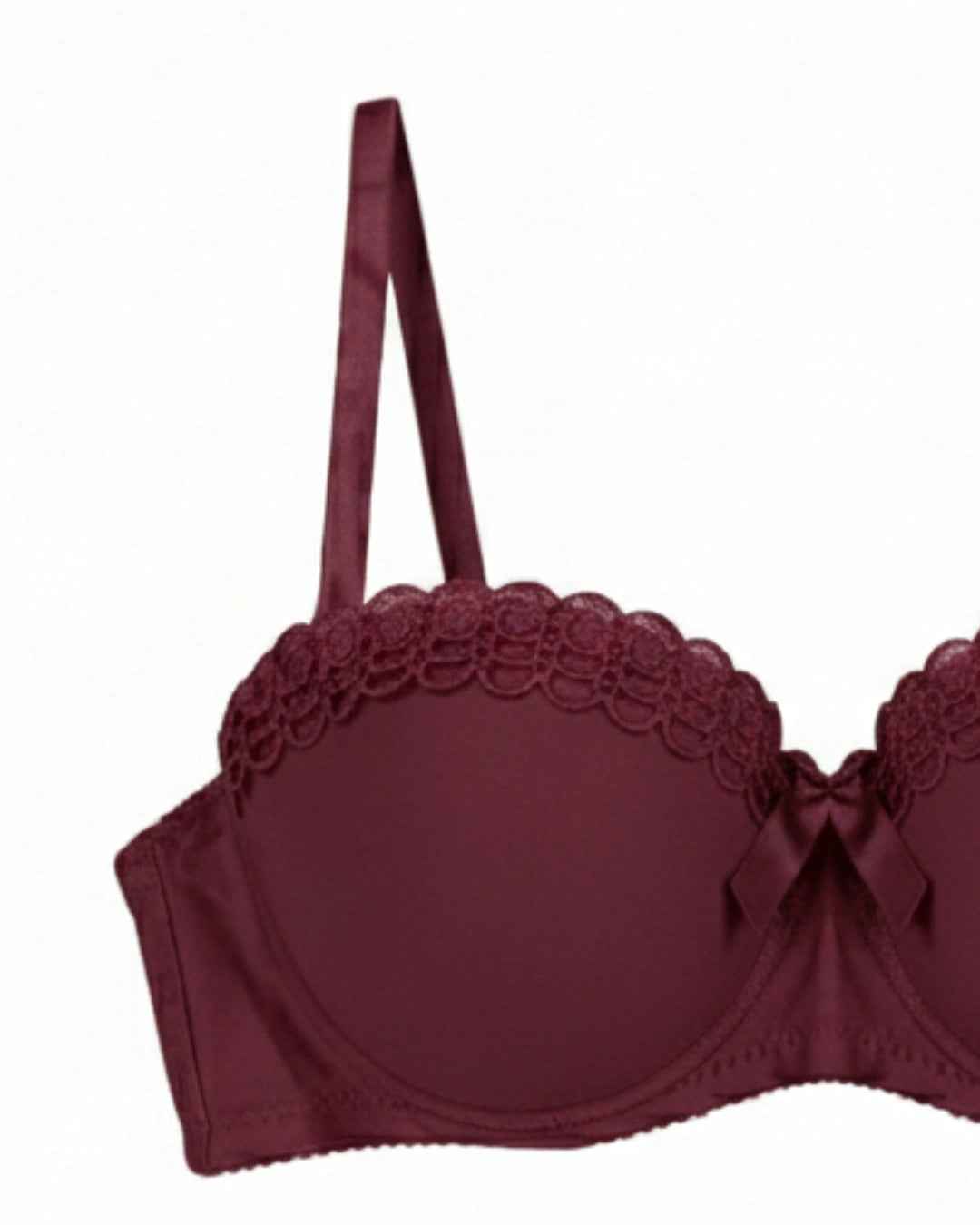 Padded Bra - Elvira - Maroon