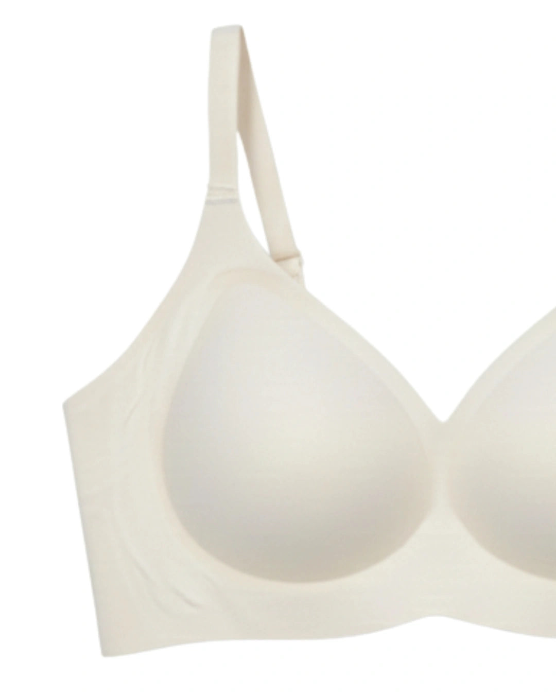 Seamless Padded Bra - Seam Ease - White