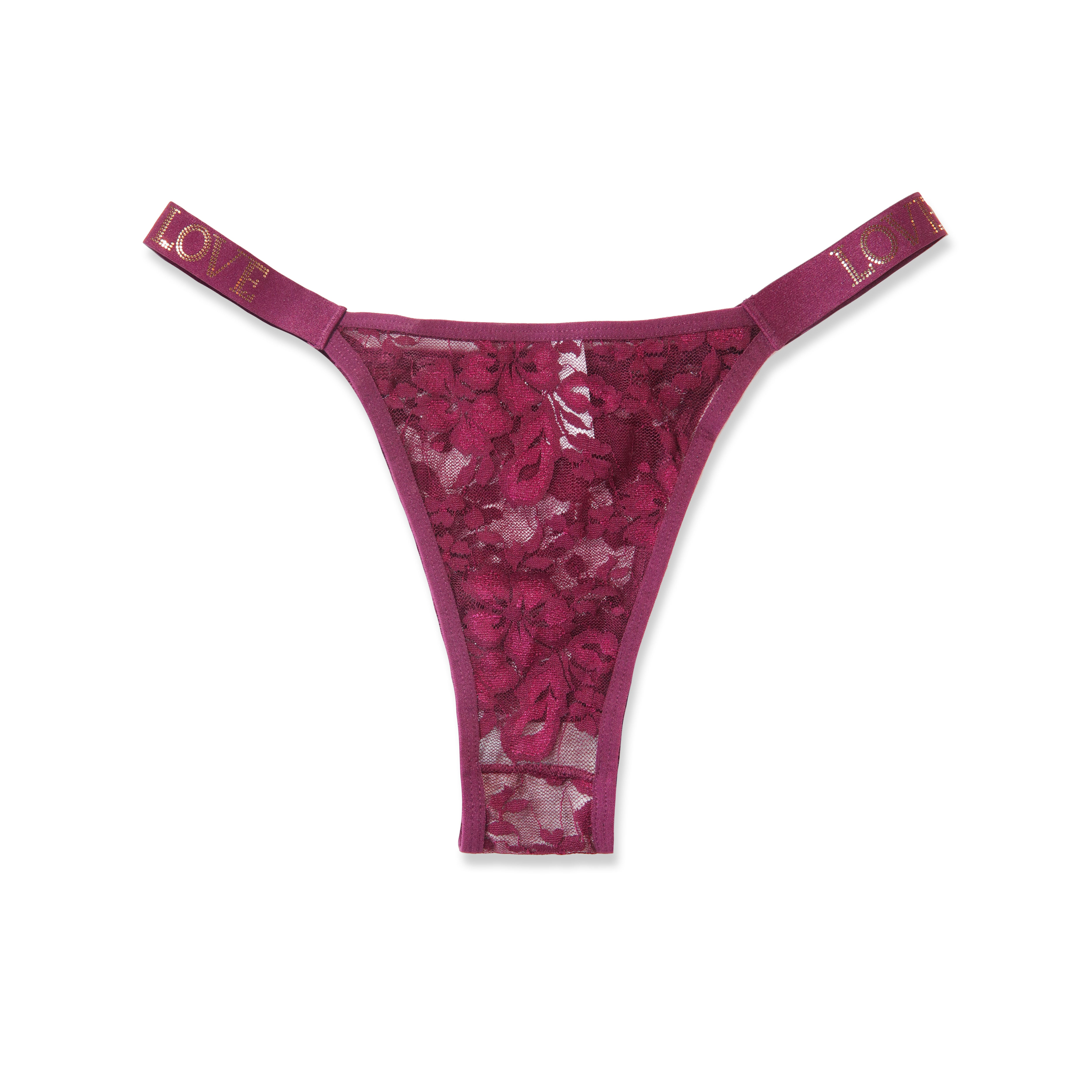 Thong Panty - Crimson Embrace