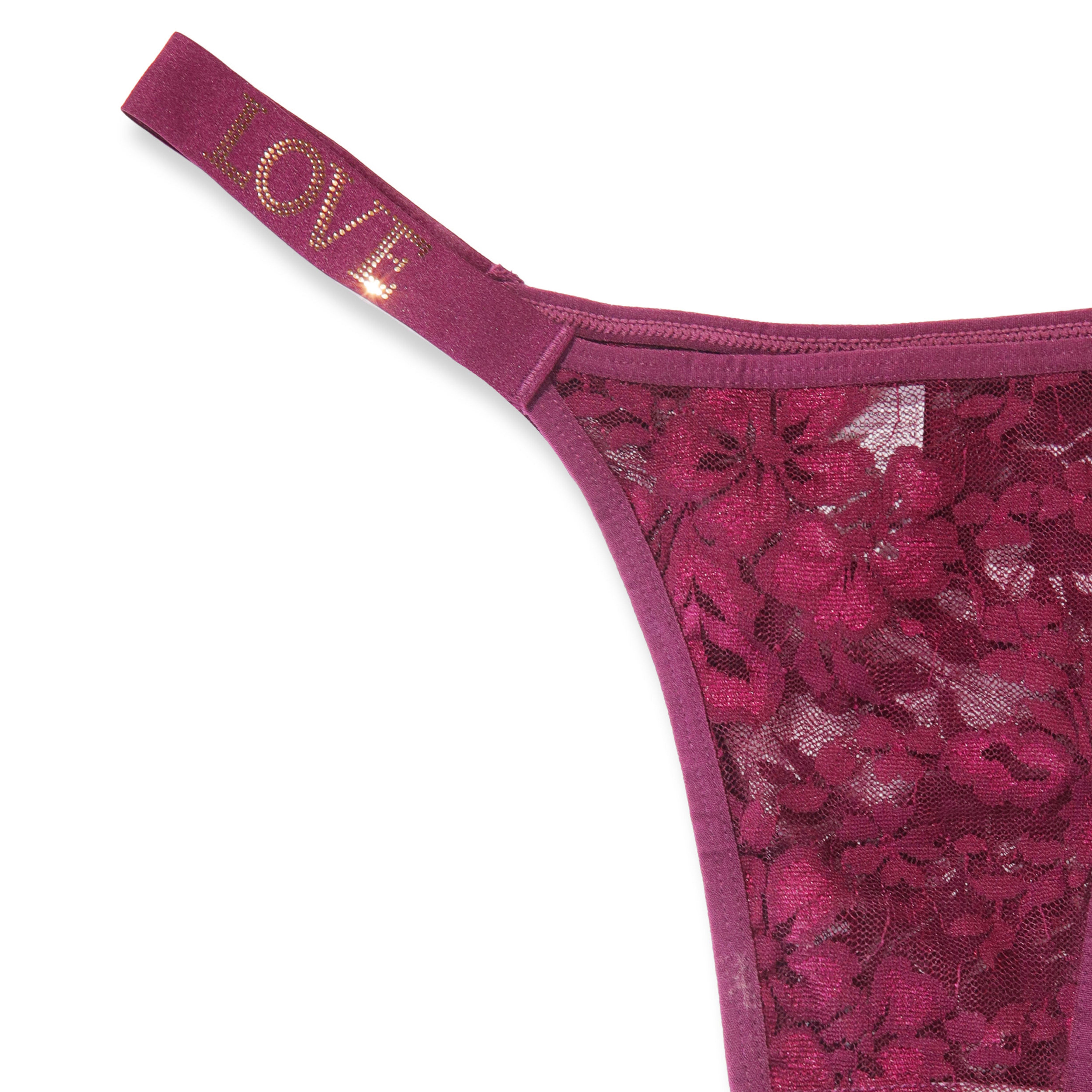 Thong Panty - Crimson Embrace