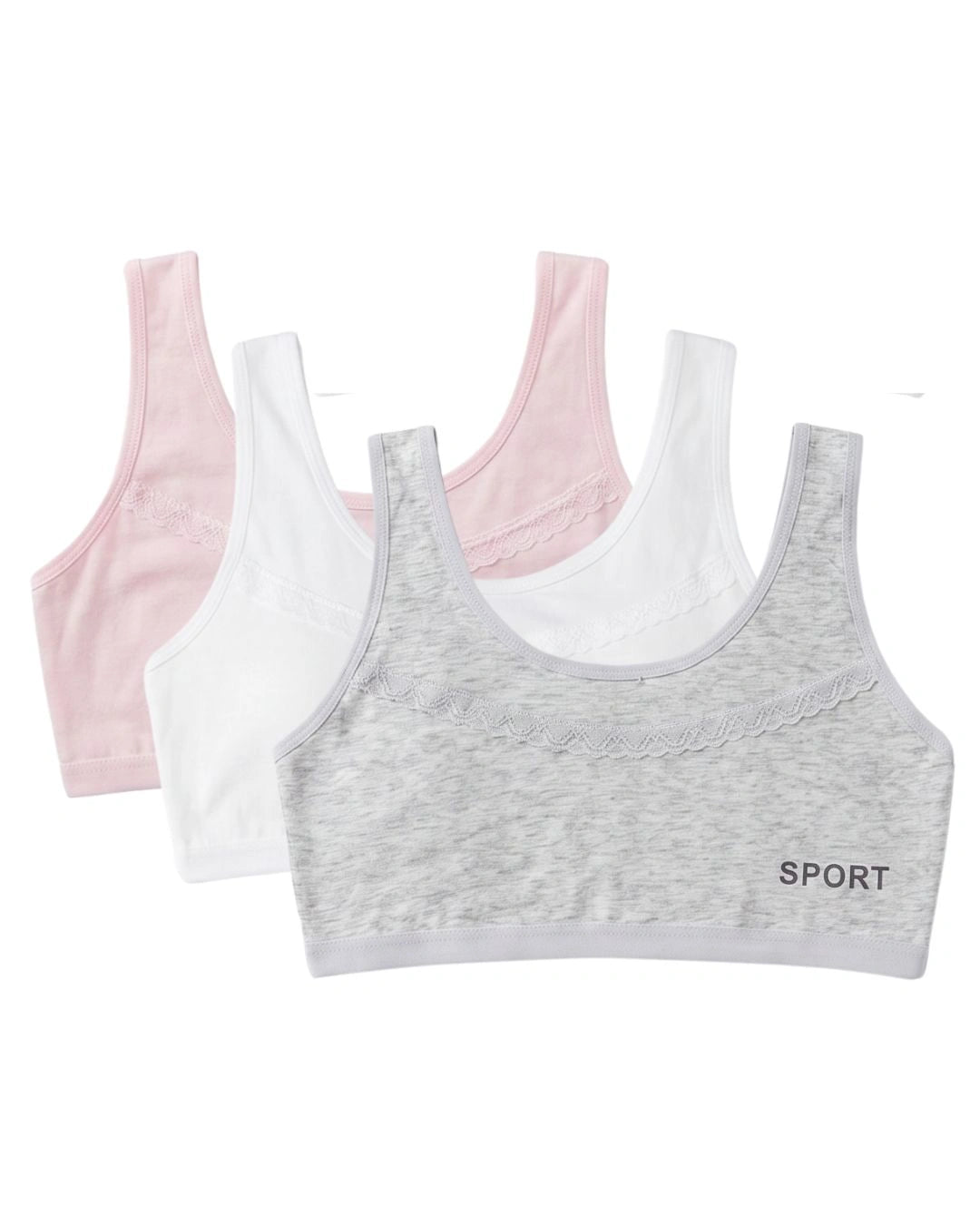 Pack Of 3 Teenage Bra - Lovey