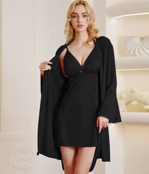 Gown Set - Amira Set - Black