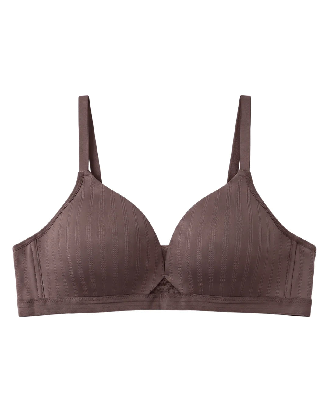 Padded Non-Wired T-Shirt Bra - Reem - Brown
