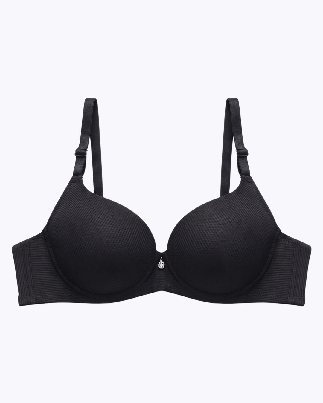 Padded Push-up Bra - Elva - Black