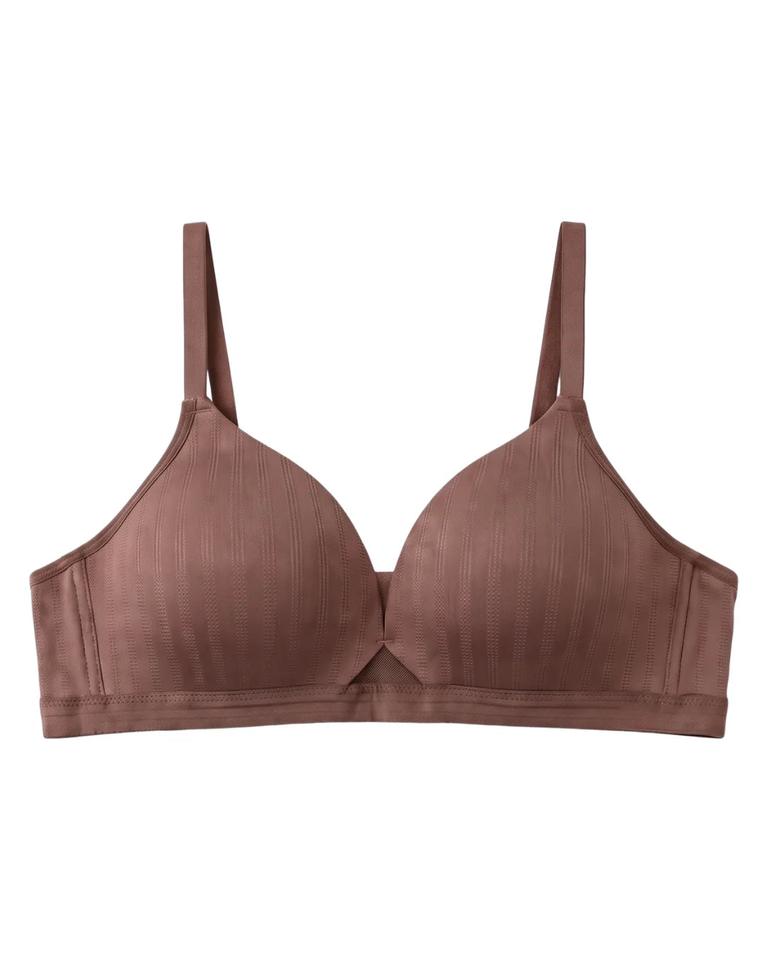 Padded Non-Wired T-Shirt Bra - Reem - Light Brown