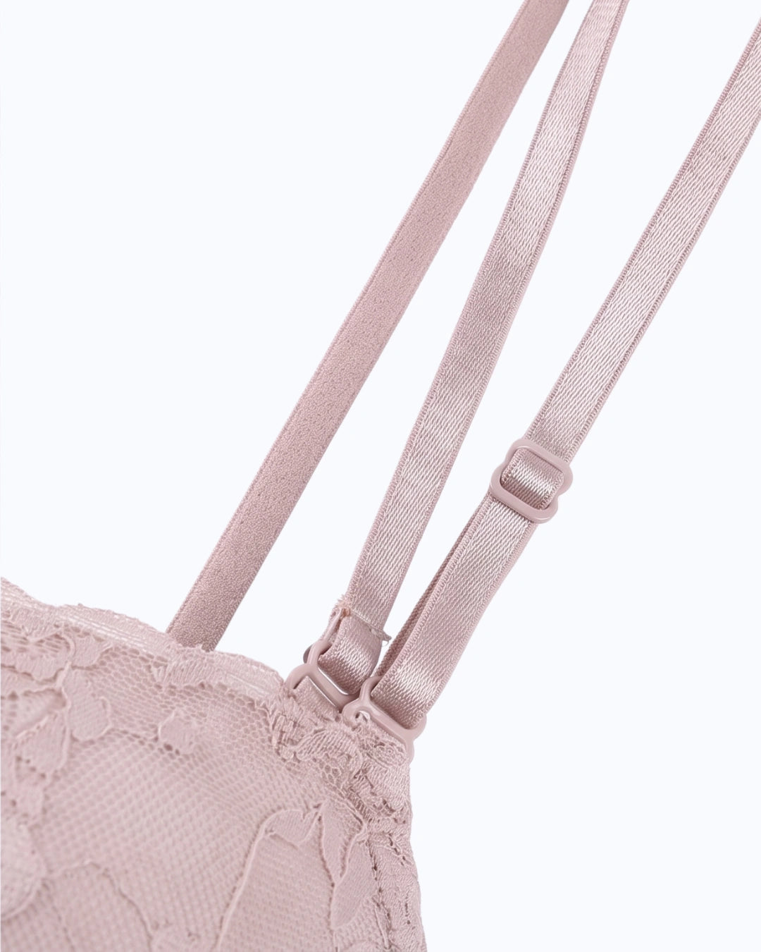 Padded Push-up Bra - Rose - Pink