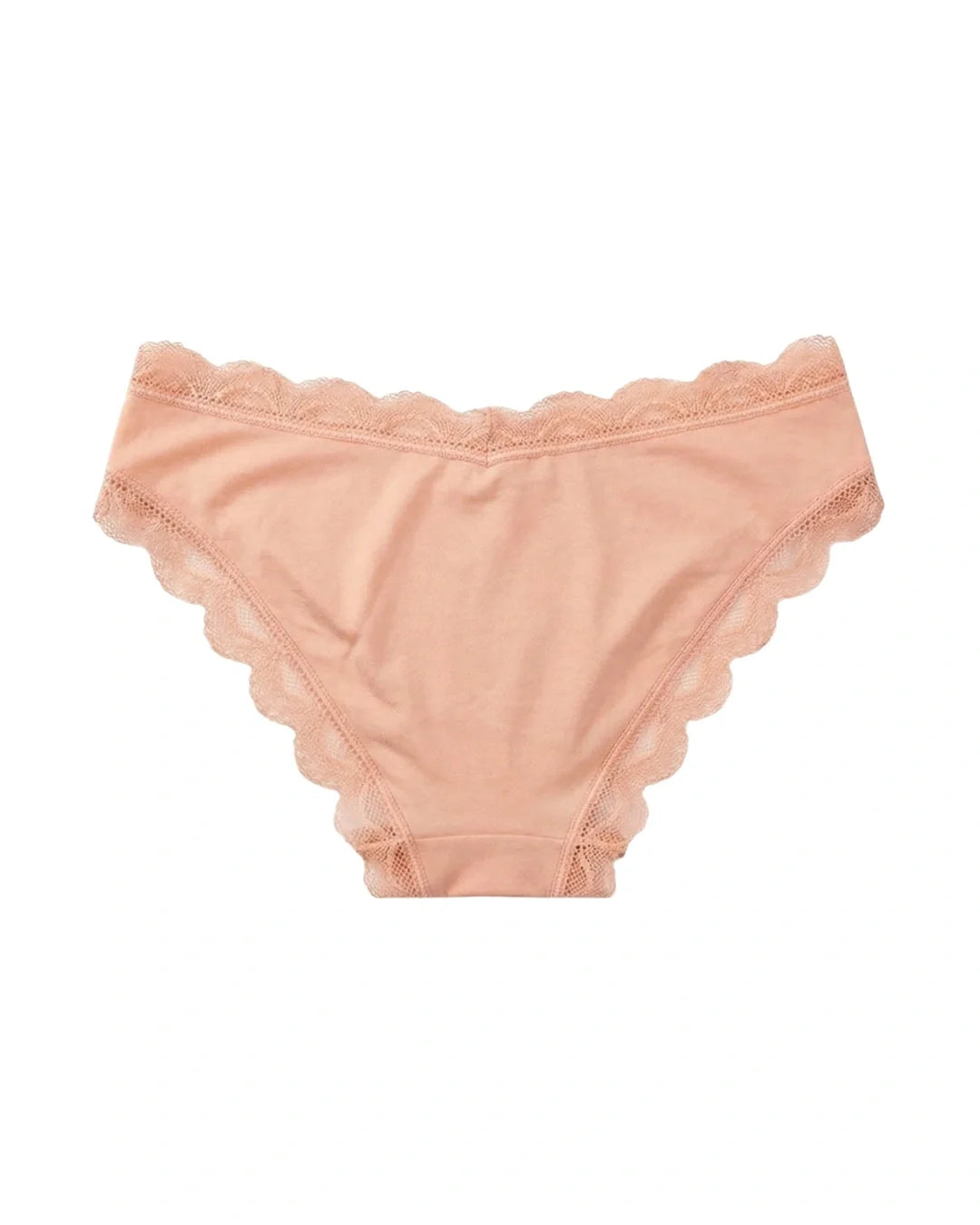 Cotton Bikini - Lush Lace - Peach
