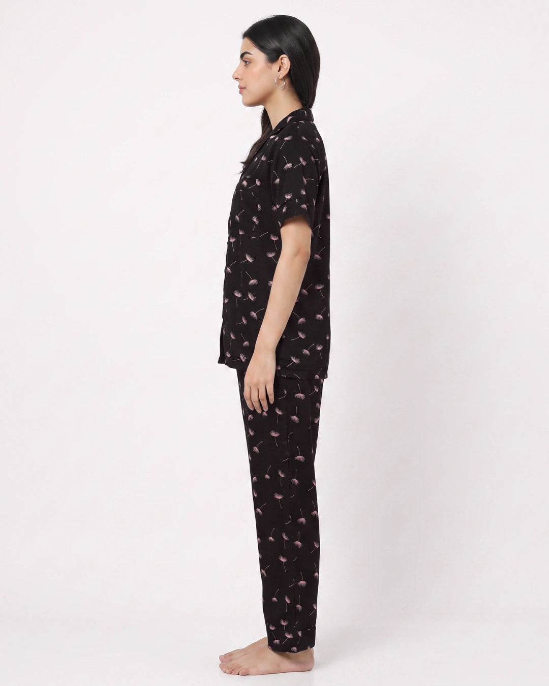 Linen PJ Set - Blue Blossom