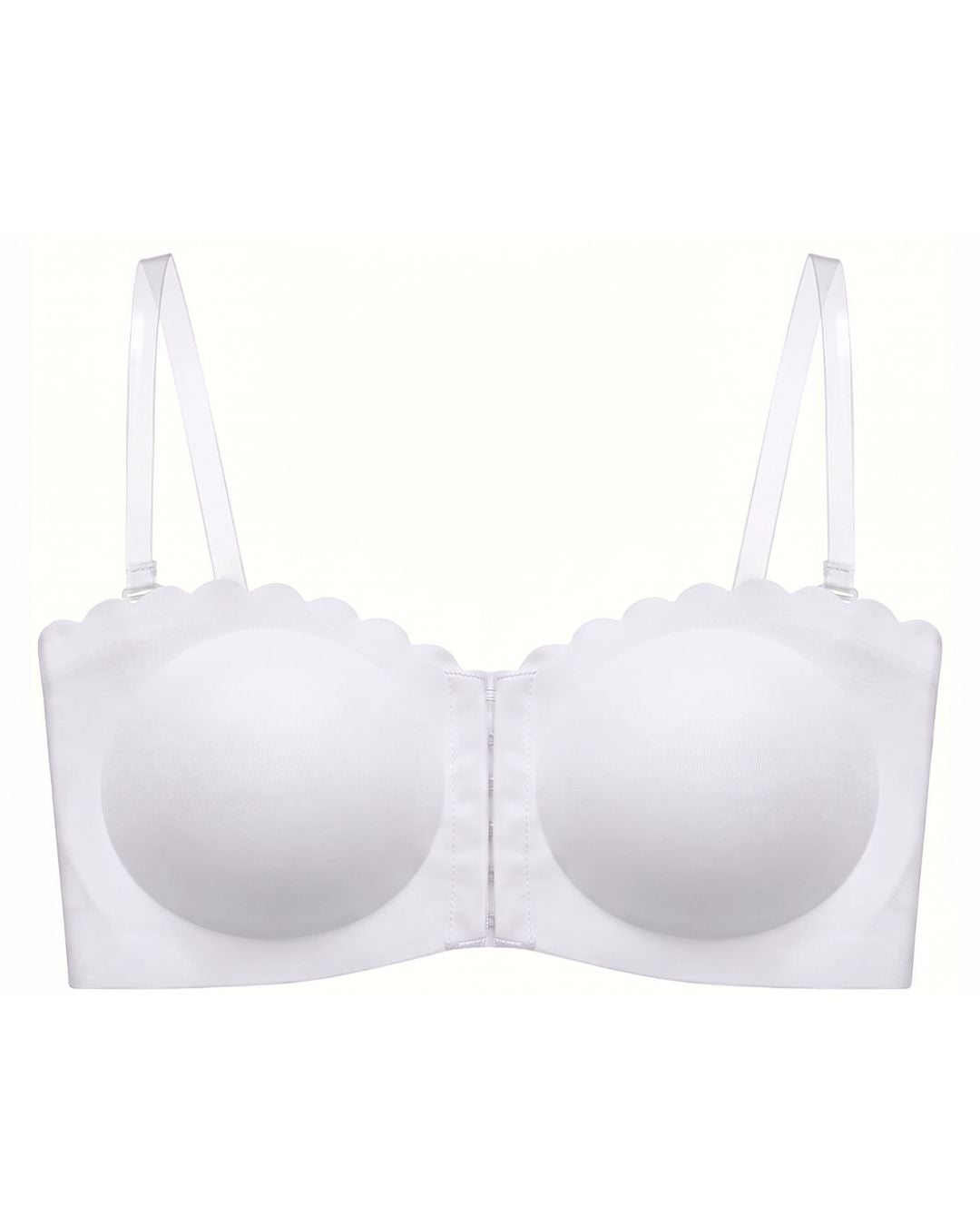 Seamless Padded Bra - Invisia - White