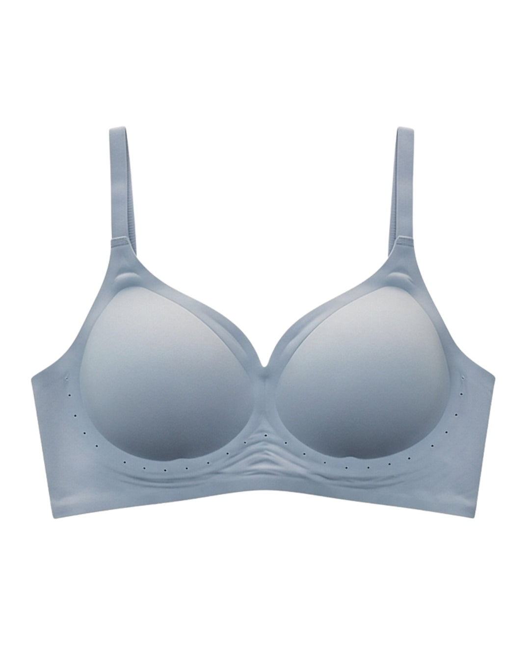 Padded Seamless Soft Bra - Blue