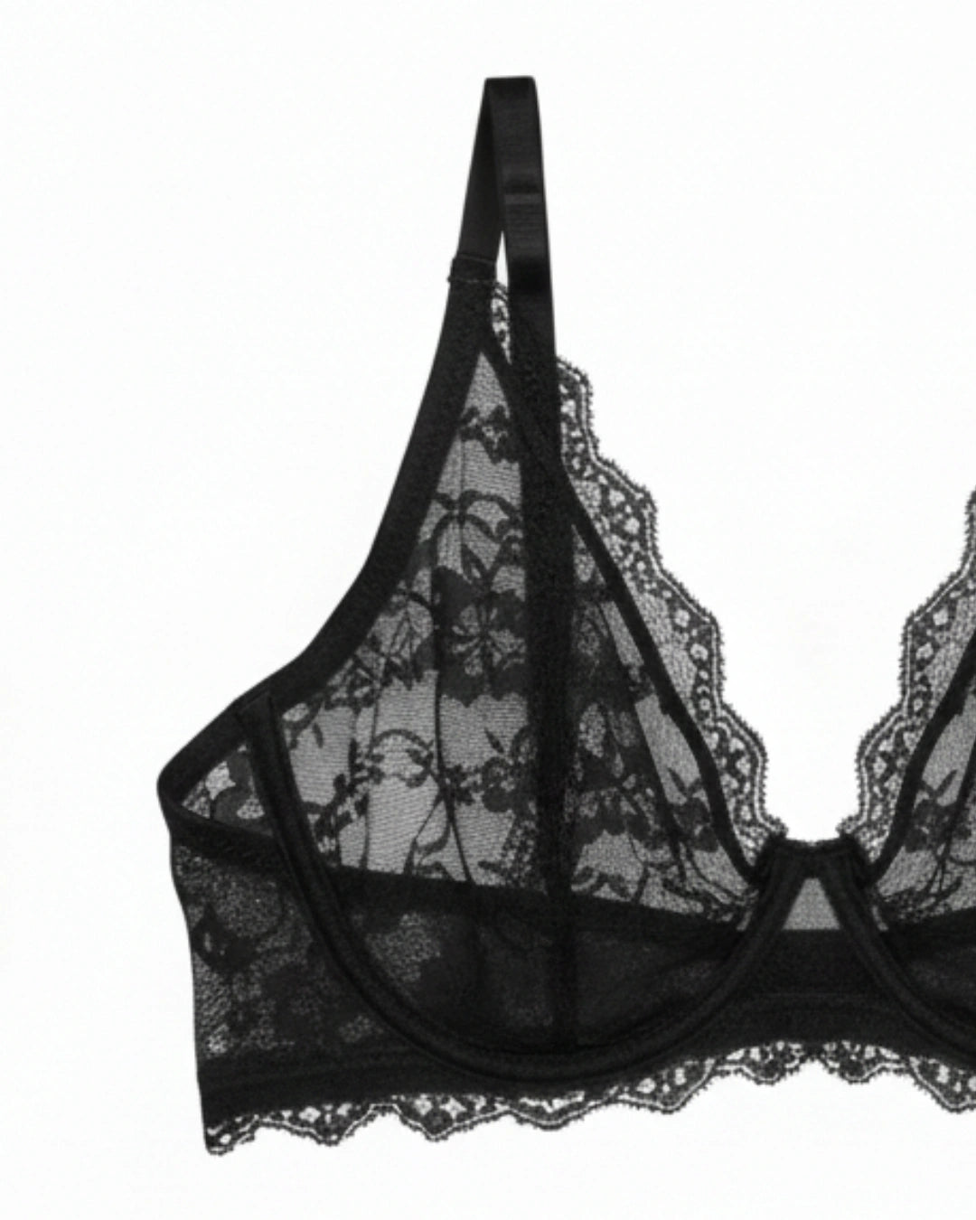 Non-Padded Bra - Aria - Black