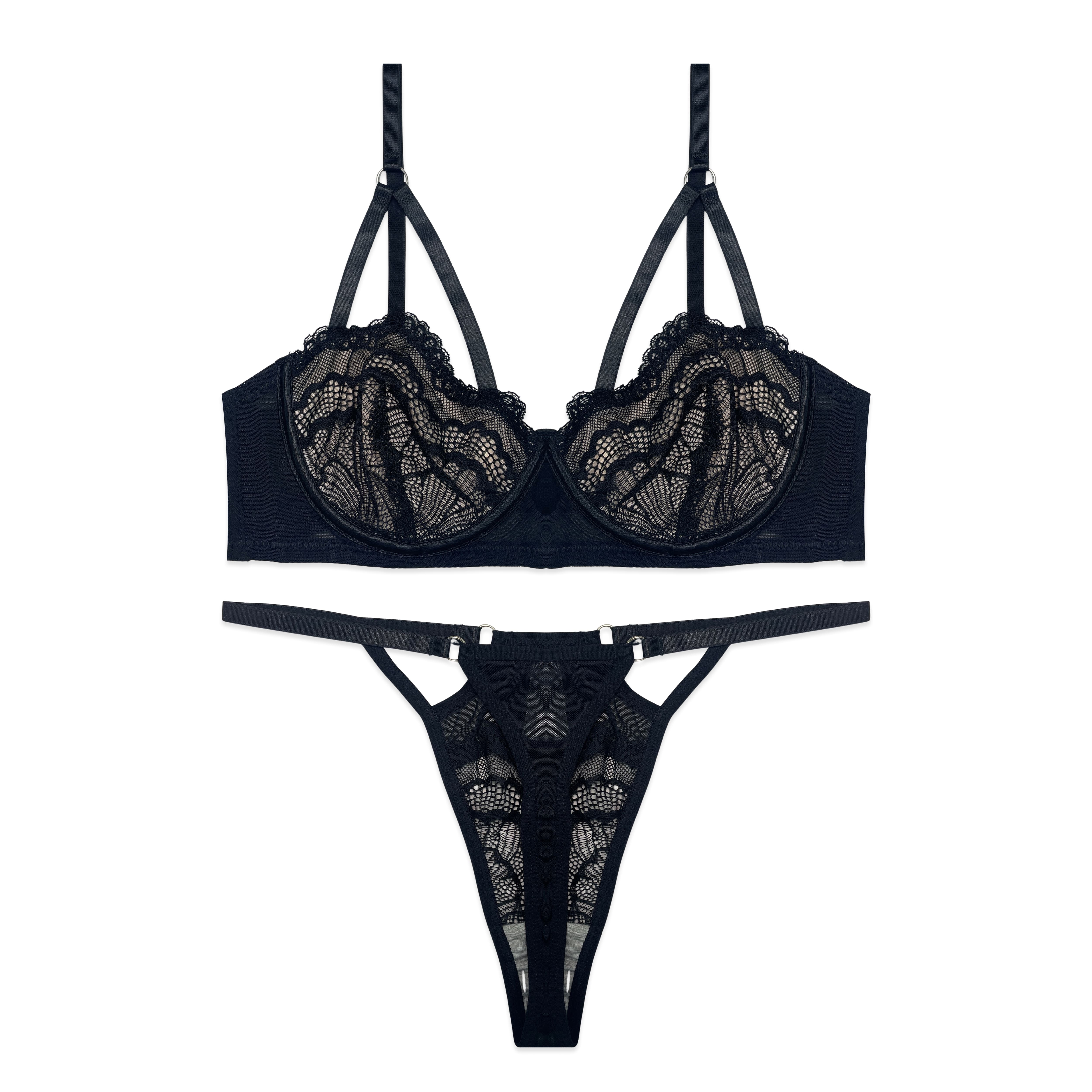 Bra Set - Noir Tempt