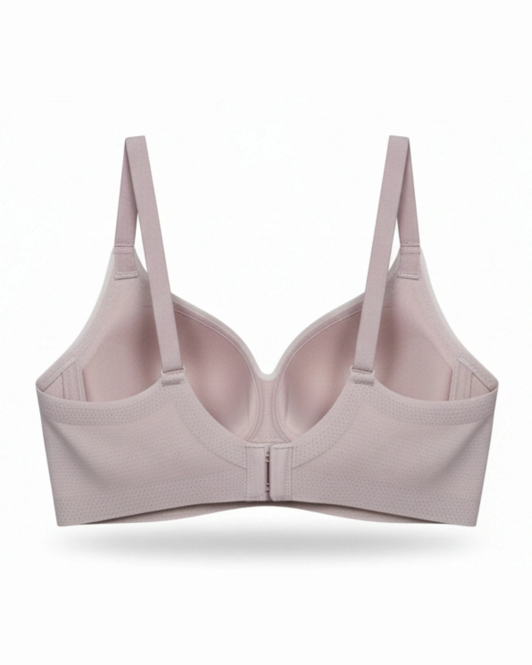 Padded Seamless Smooth Dot Bra - Soft Pink