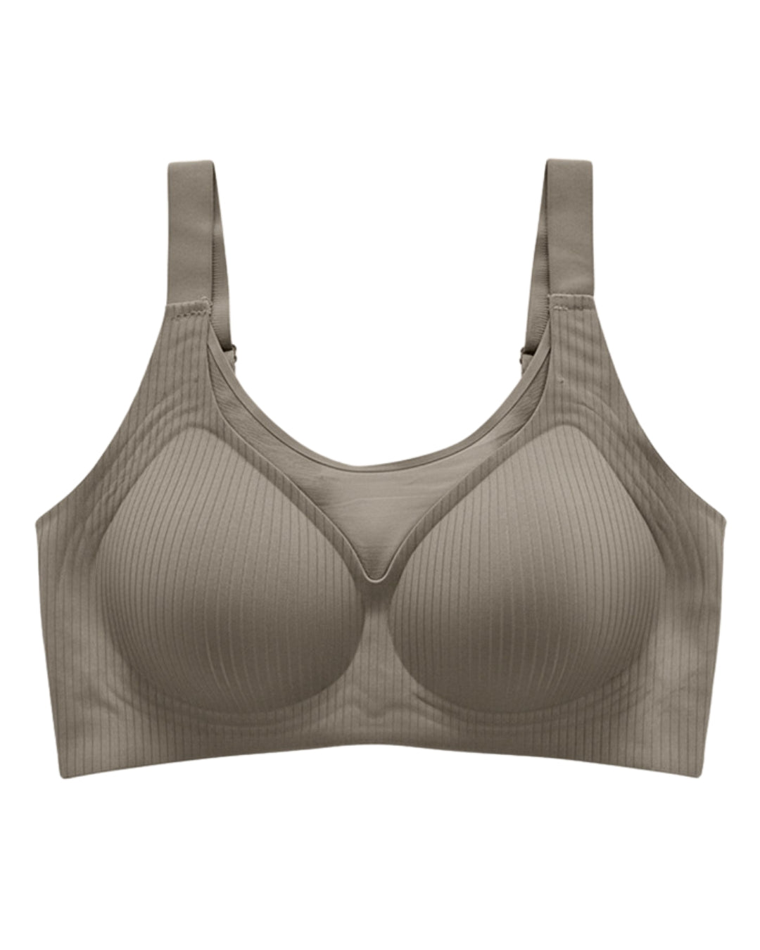 Padded Seamless Ease Bra - Grey