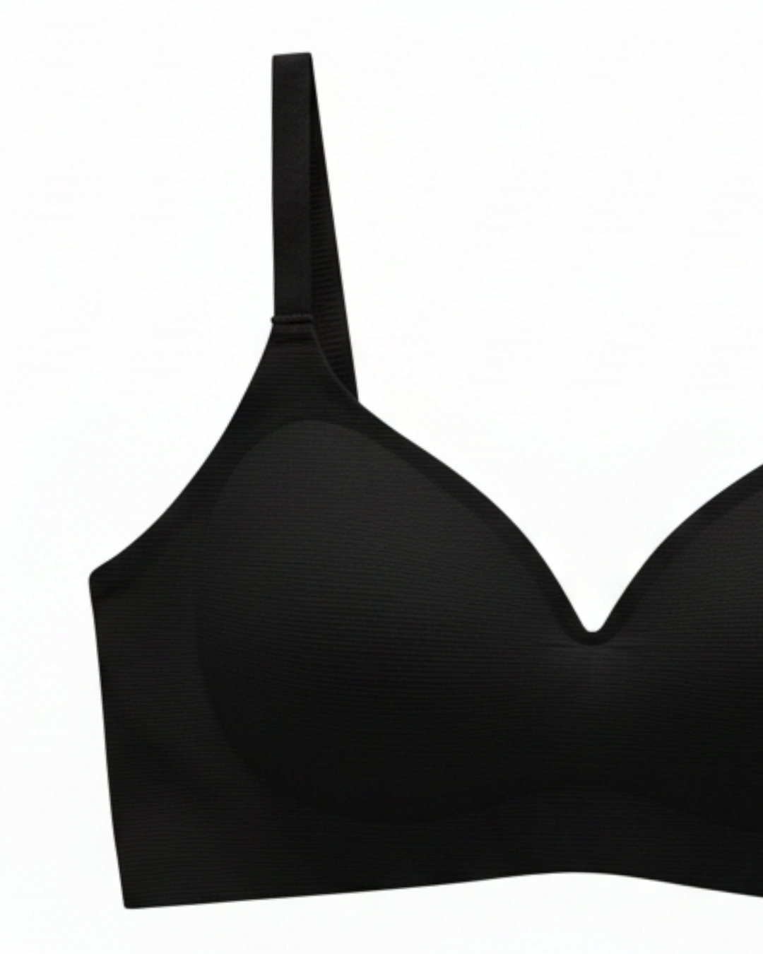 Padded Seamless Pure Bra - Black