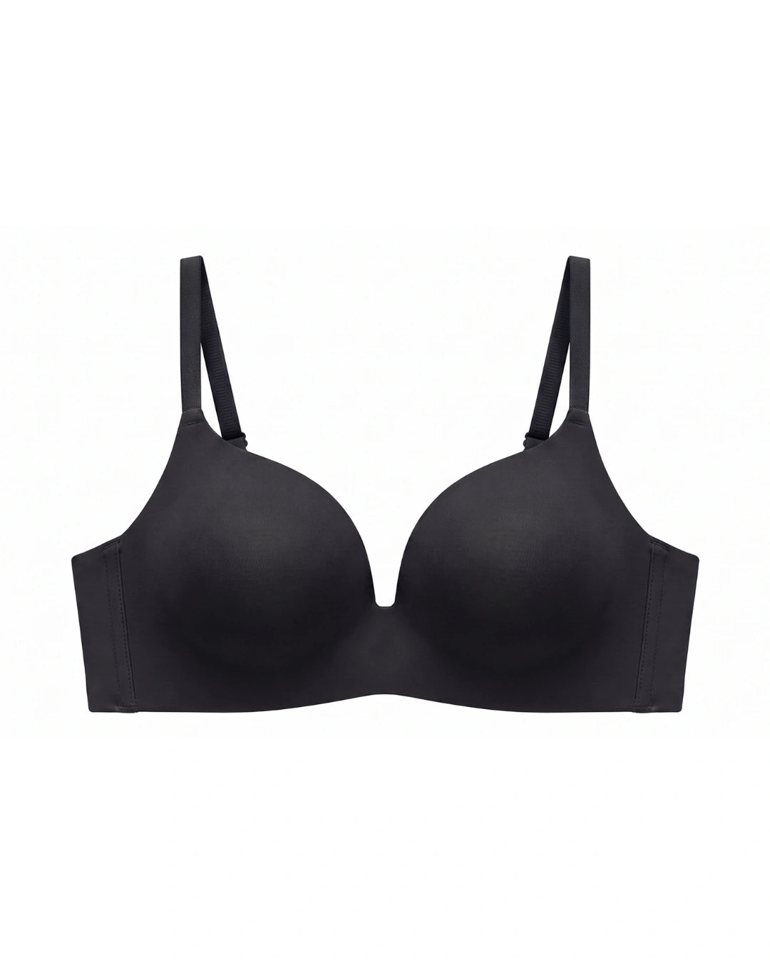 Seamless Non Wired Pushup T-Shirt Bra - Lisa - Black