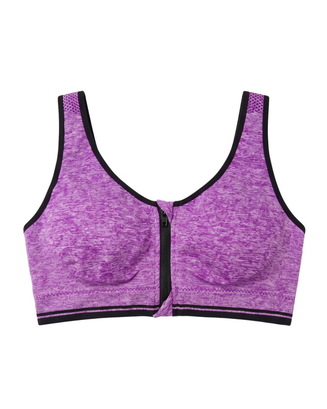 Sports Bra - Zip Fit - Purple