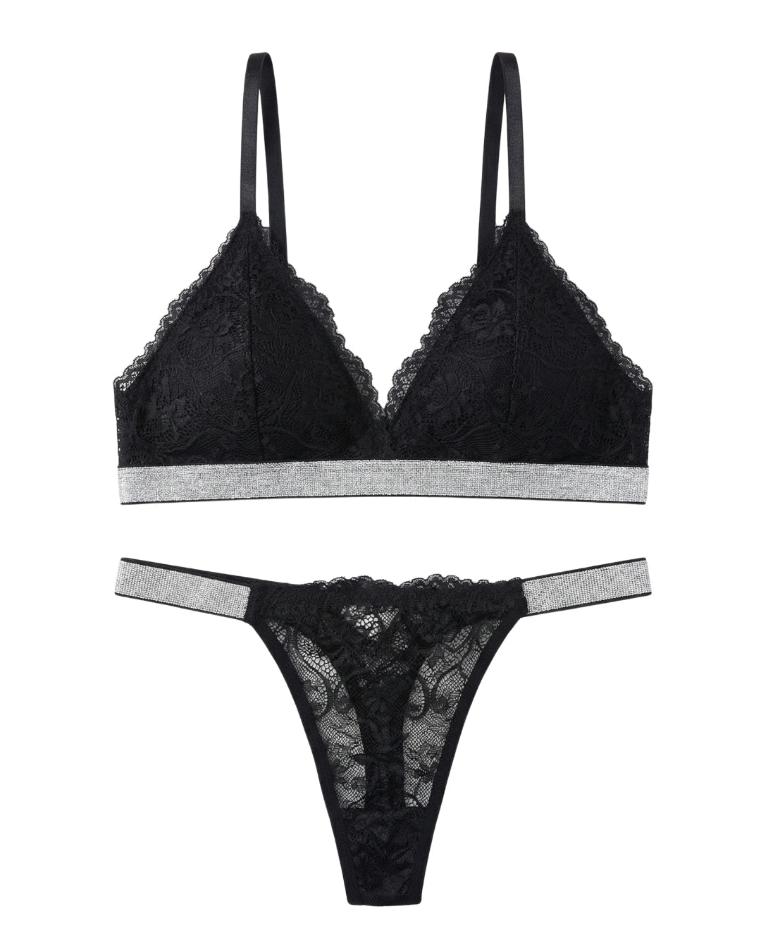 Non Padded Bra Set - Fleur