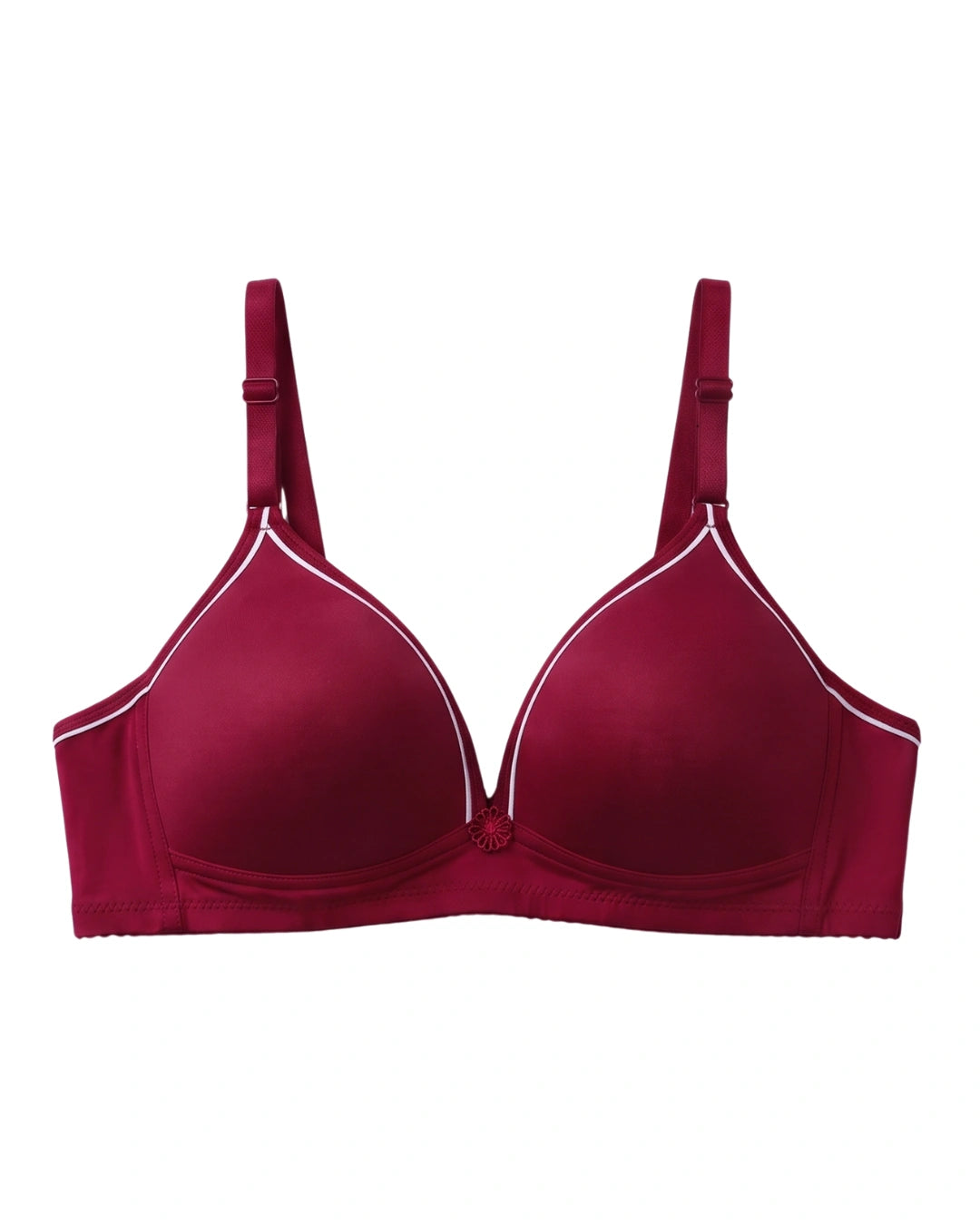 Padded T-shirt Bra - Serene - Maroon
