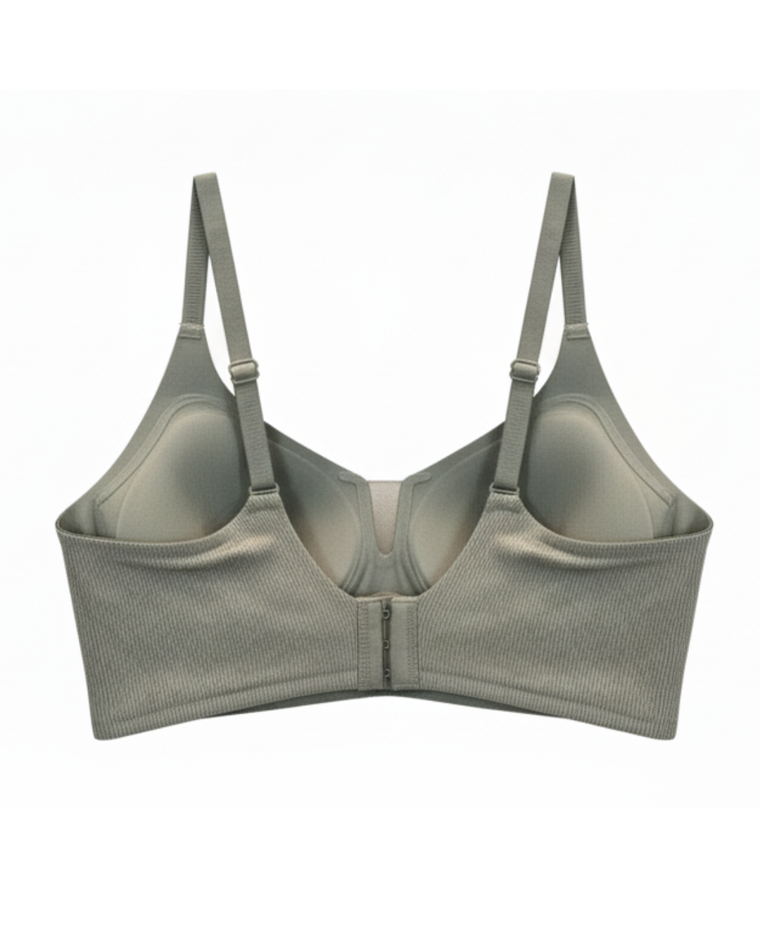 Padded Seamless Curve Bra - Olive Green
