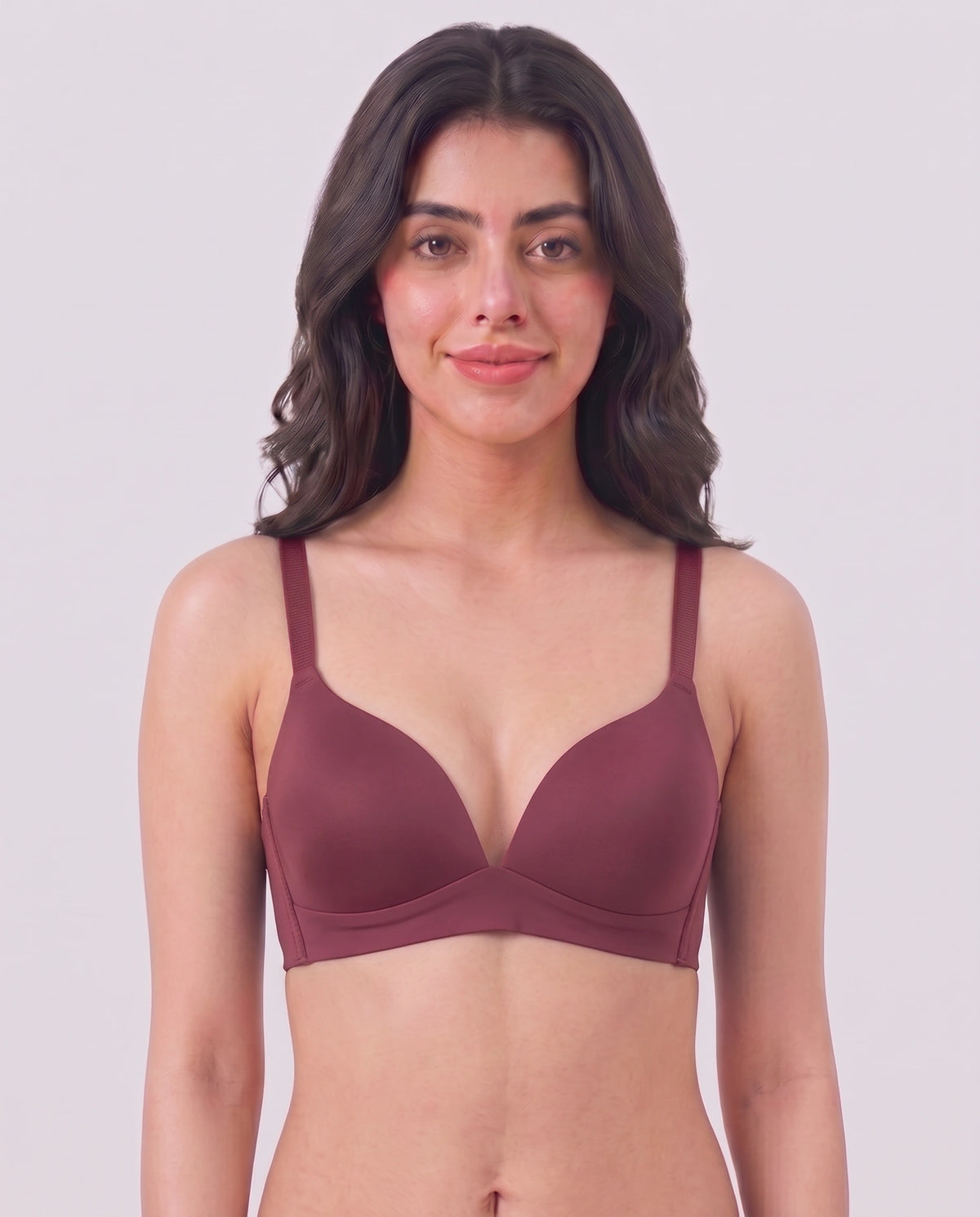 Padded Non Wired T-Shirt Bra - Amaya - Rose