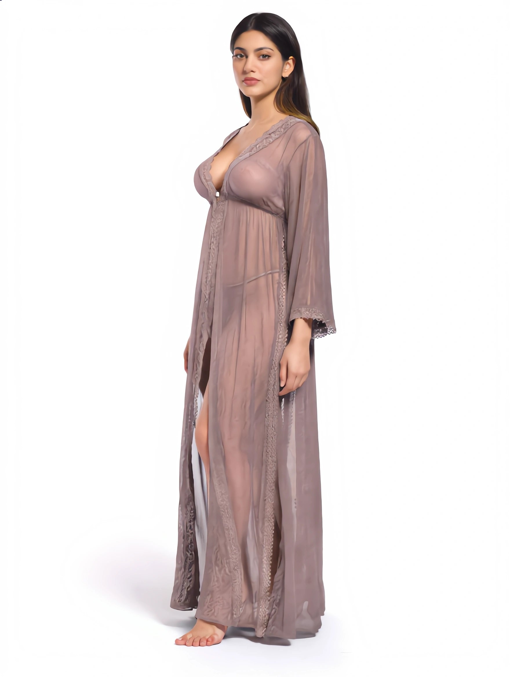 Babydoll Lingerie - Zarela - Brown