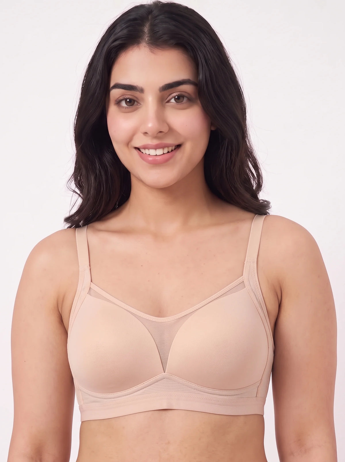 Light Padded Non-Wired T-Shirt Bra - Belle - Light Skin