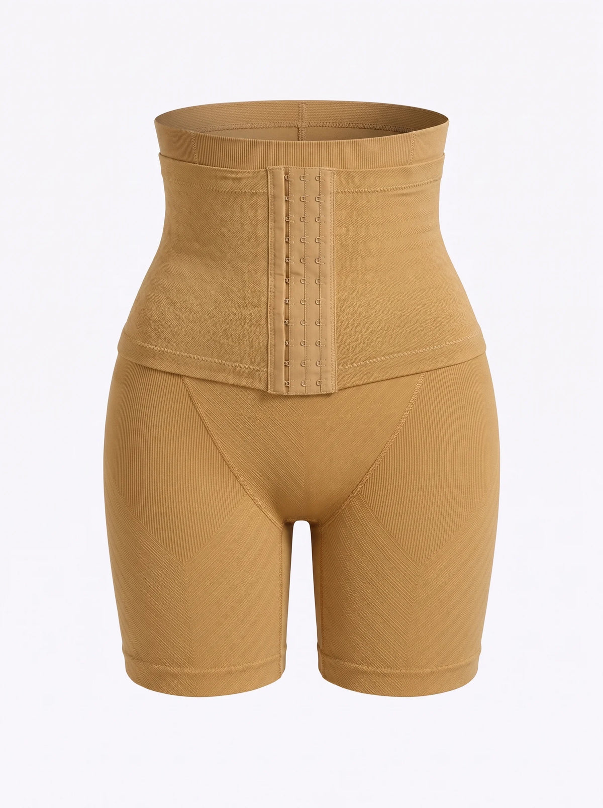 Belly Buckle Half Body High Waist Body Shaper - Skin