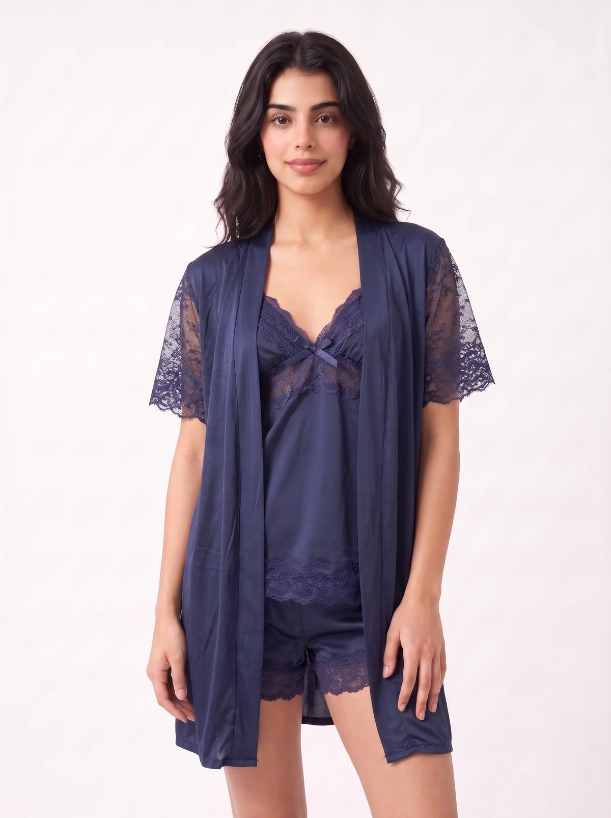 3-Piece Gown Set - Marina - Blue