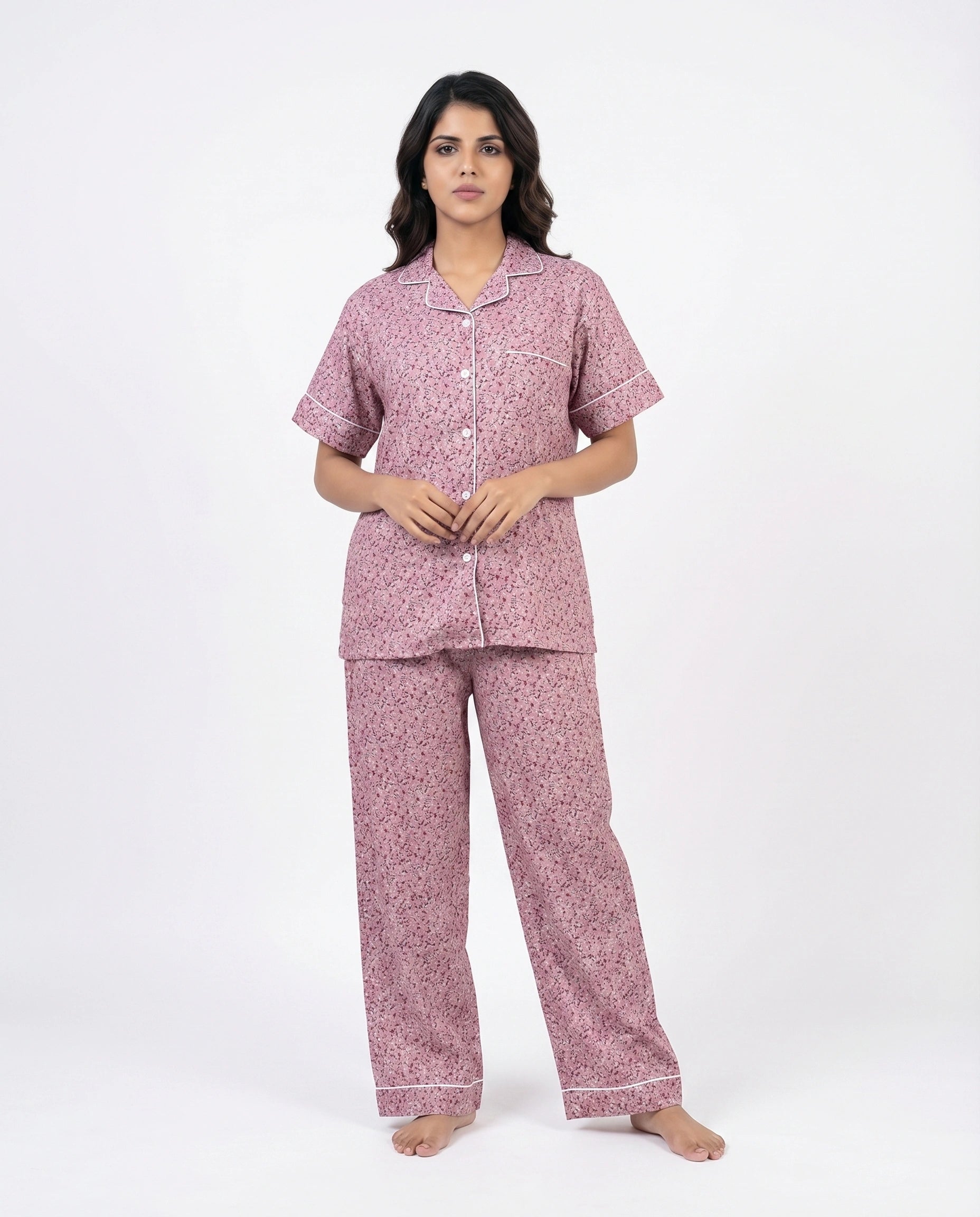 Linen PJ Set - Blush Affair