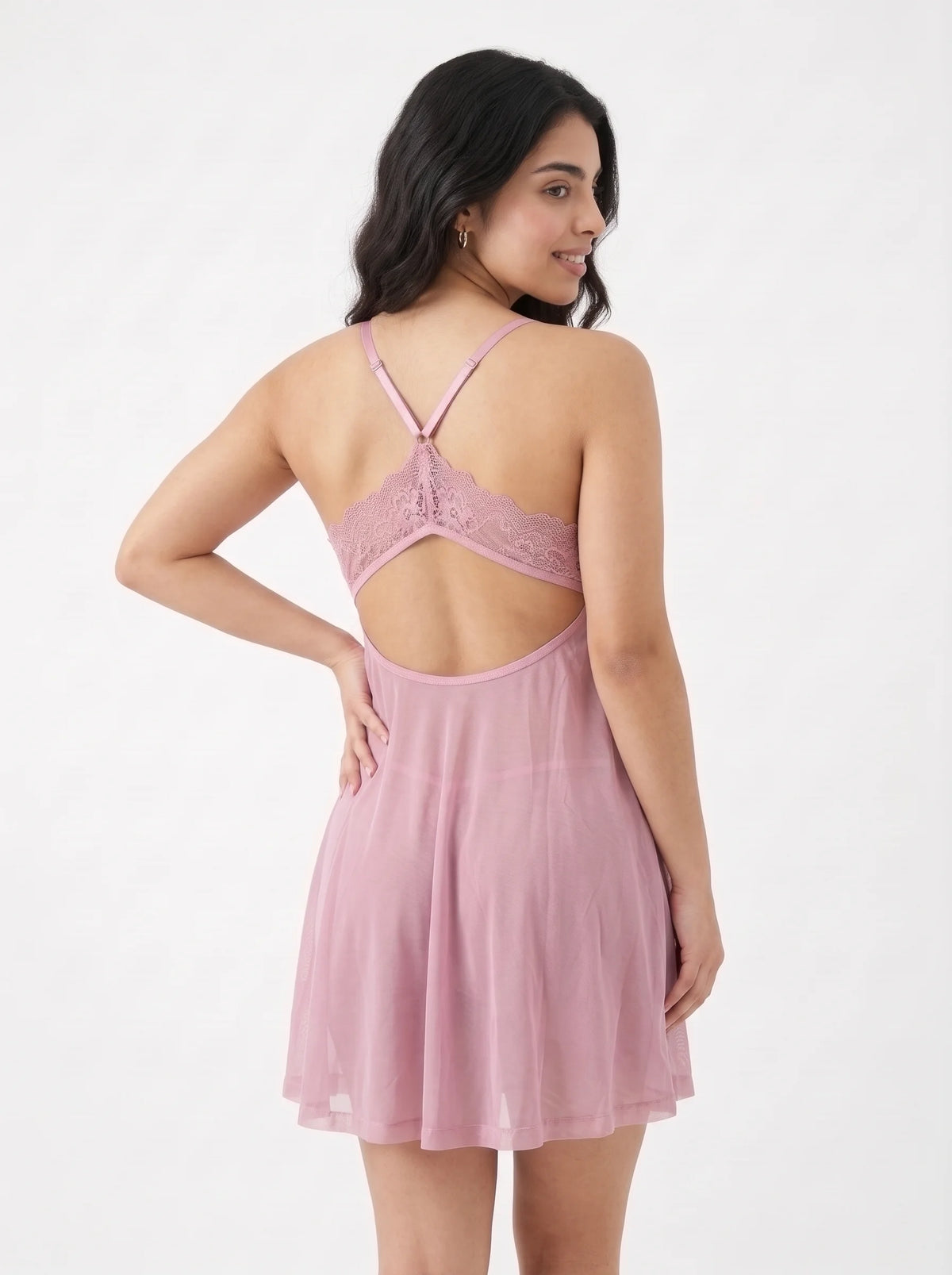 Babydoll Lingerie - Blushy - Pink