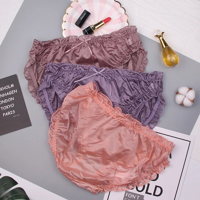 Sajiero Milky 100% Silk Plus Size Panty good quality leak proof panties for ladies price in pakistan online