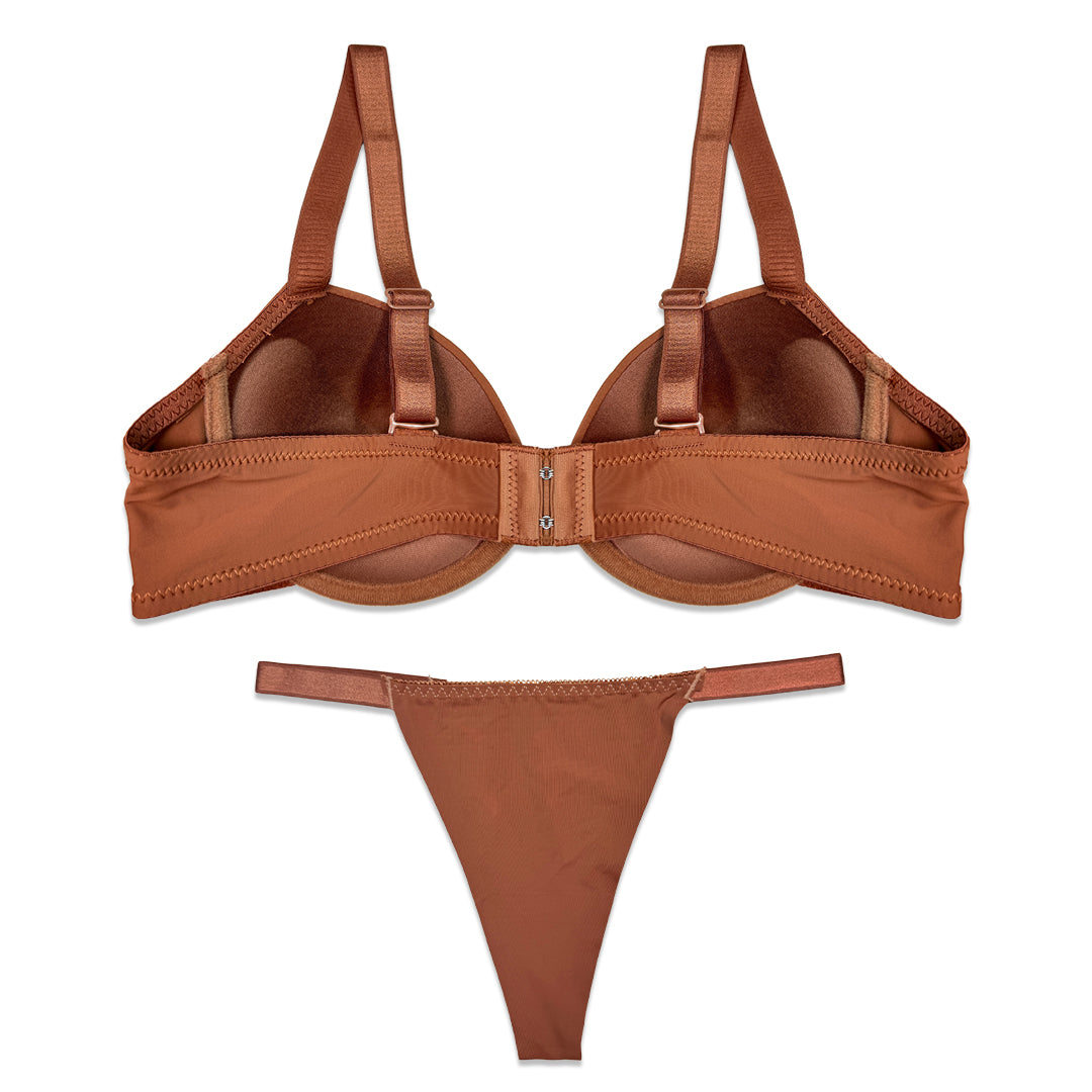 Bra Set -  Brown Bliss