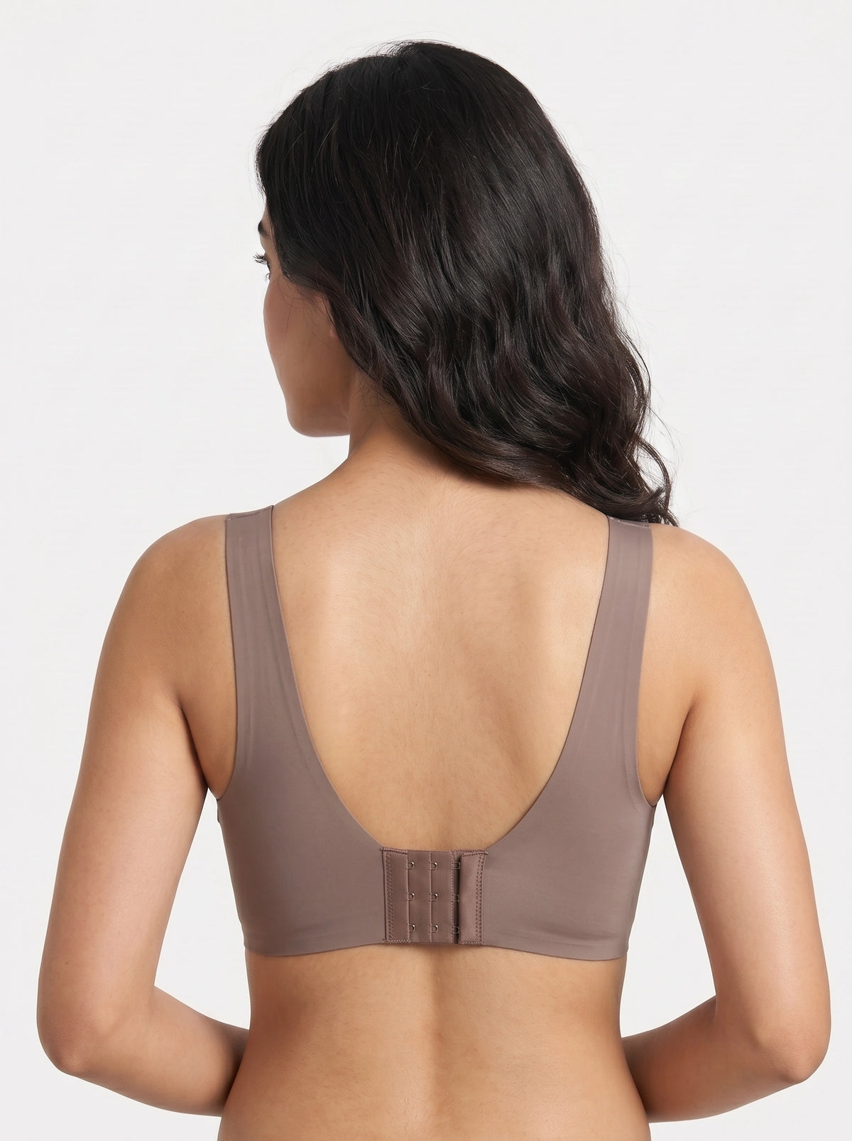 Seamless Padded Bra - Aira - Light Brown
