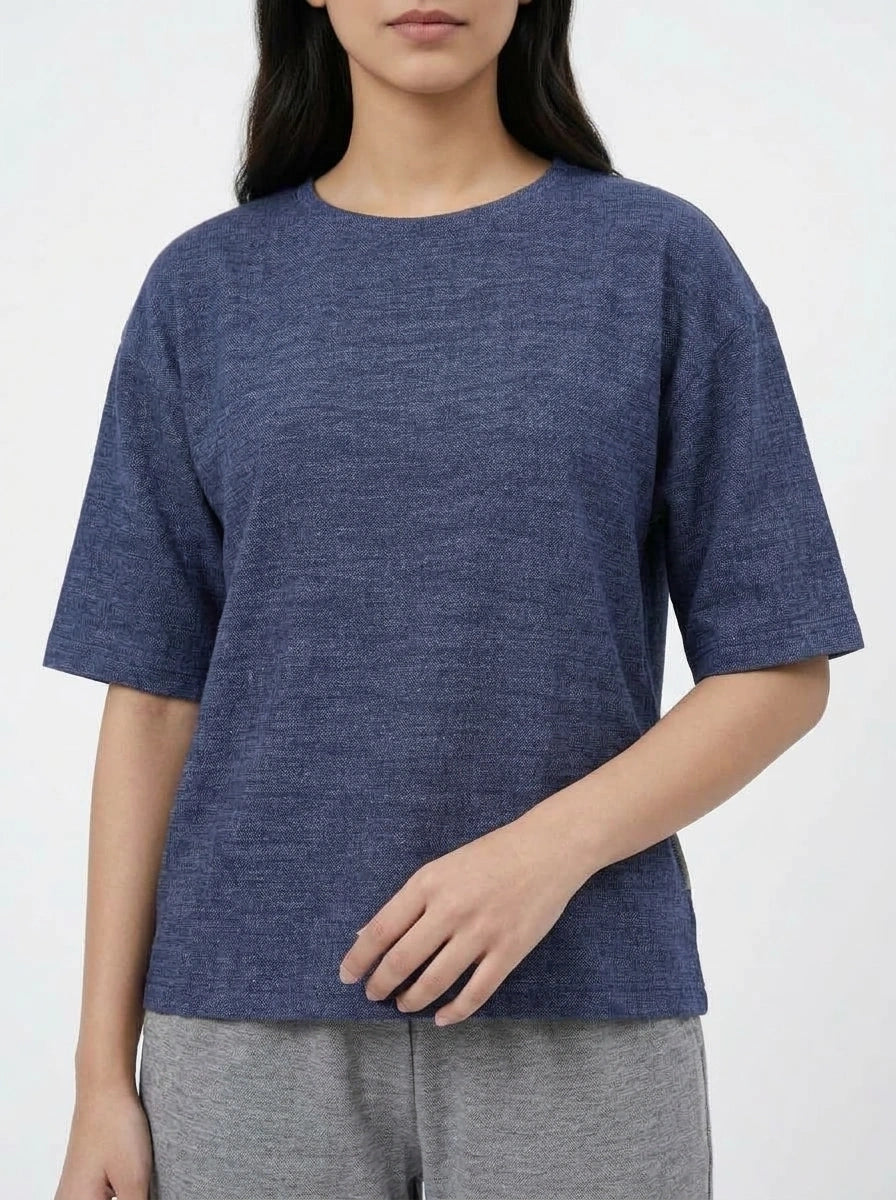 Cotton PJ Set - Casual Comfort - Blue