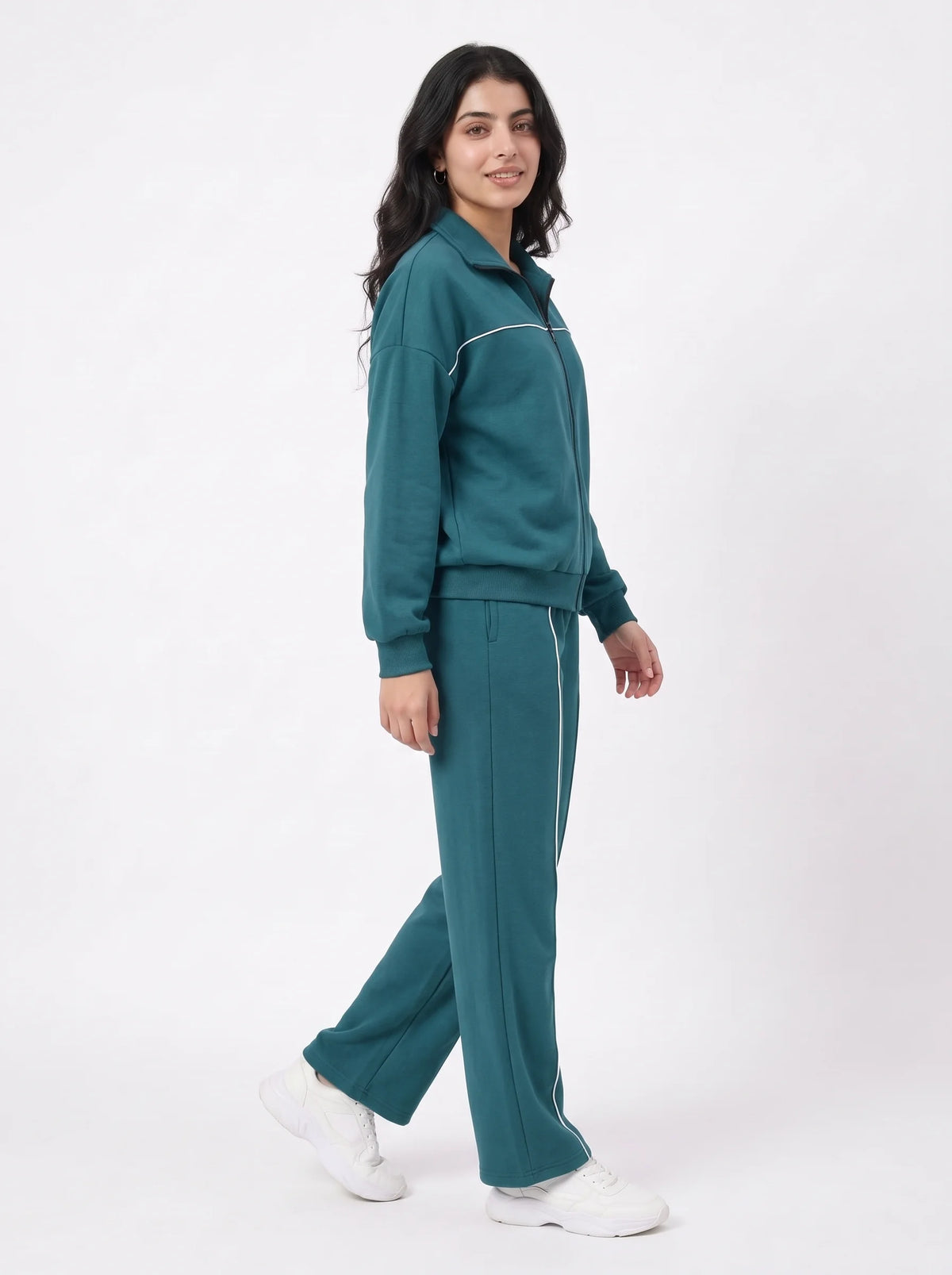 Fleece Tracksuit – Daily Move - Green