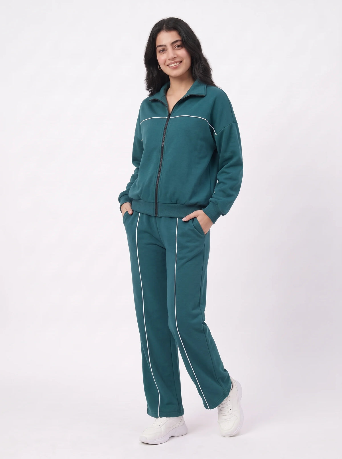 Fleece Tracksuit – Daily Move - Green