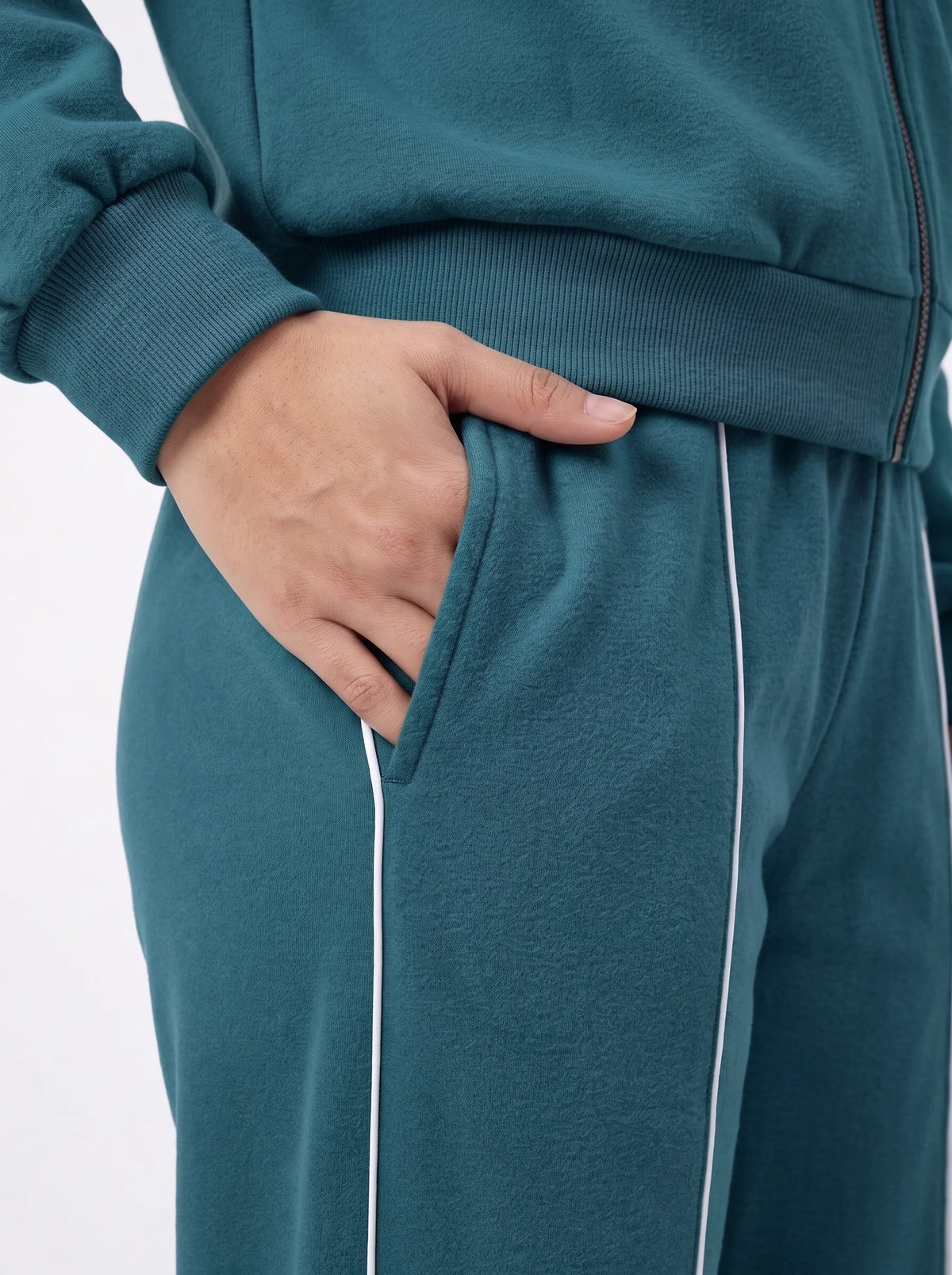 Fleece Tracksuit – Daily Move - Green