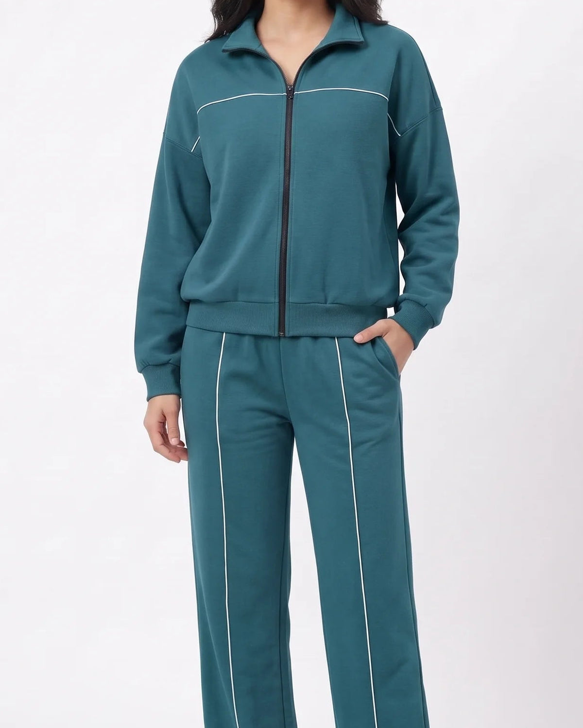 Fleece Tracksuit – Daily Move - Green