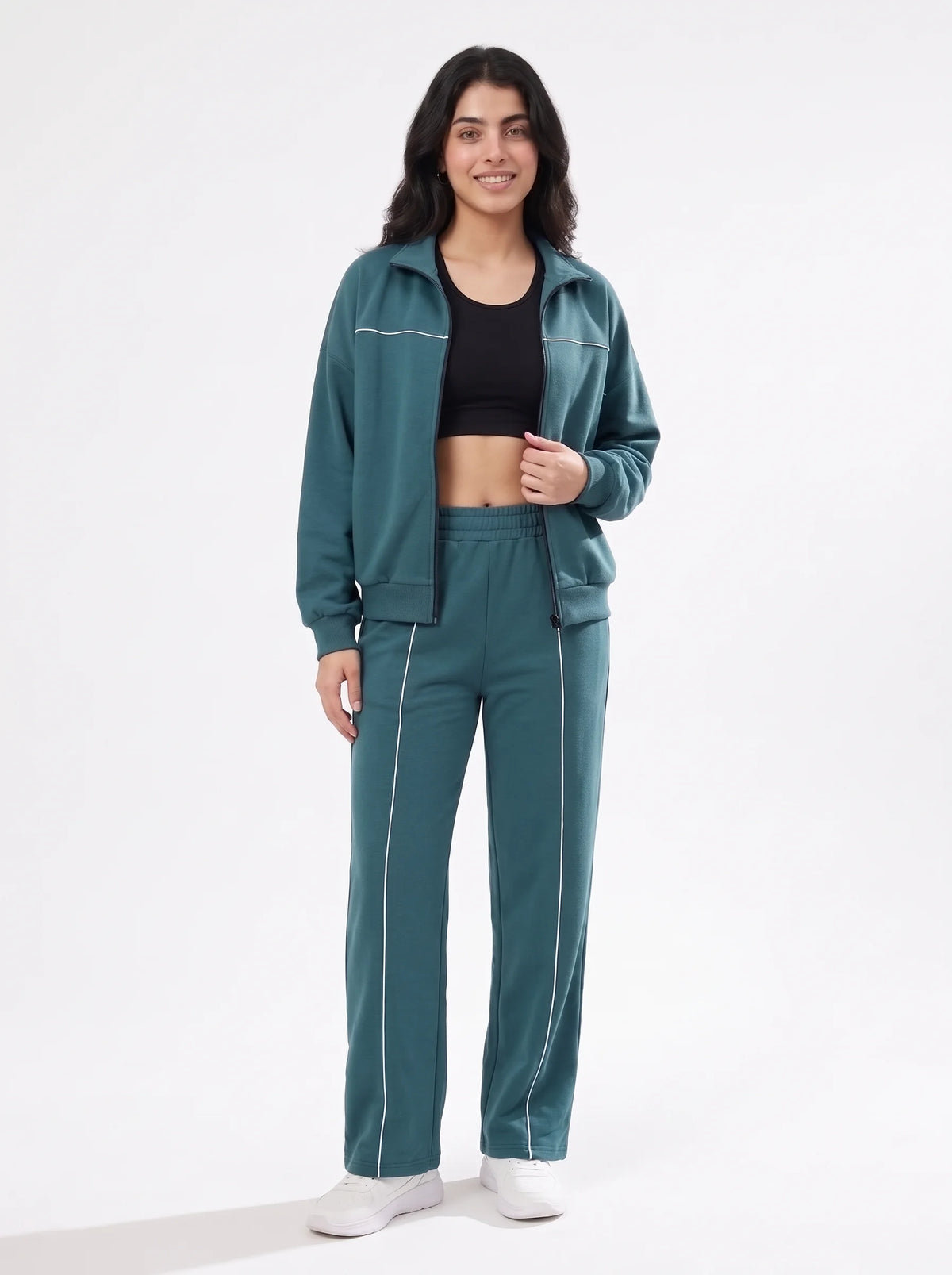 Fleece Tracksuit – Daily Move - Green