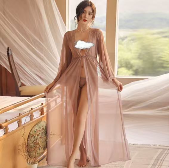 Gown Set - Miona - Brown