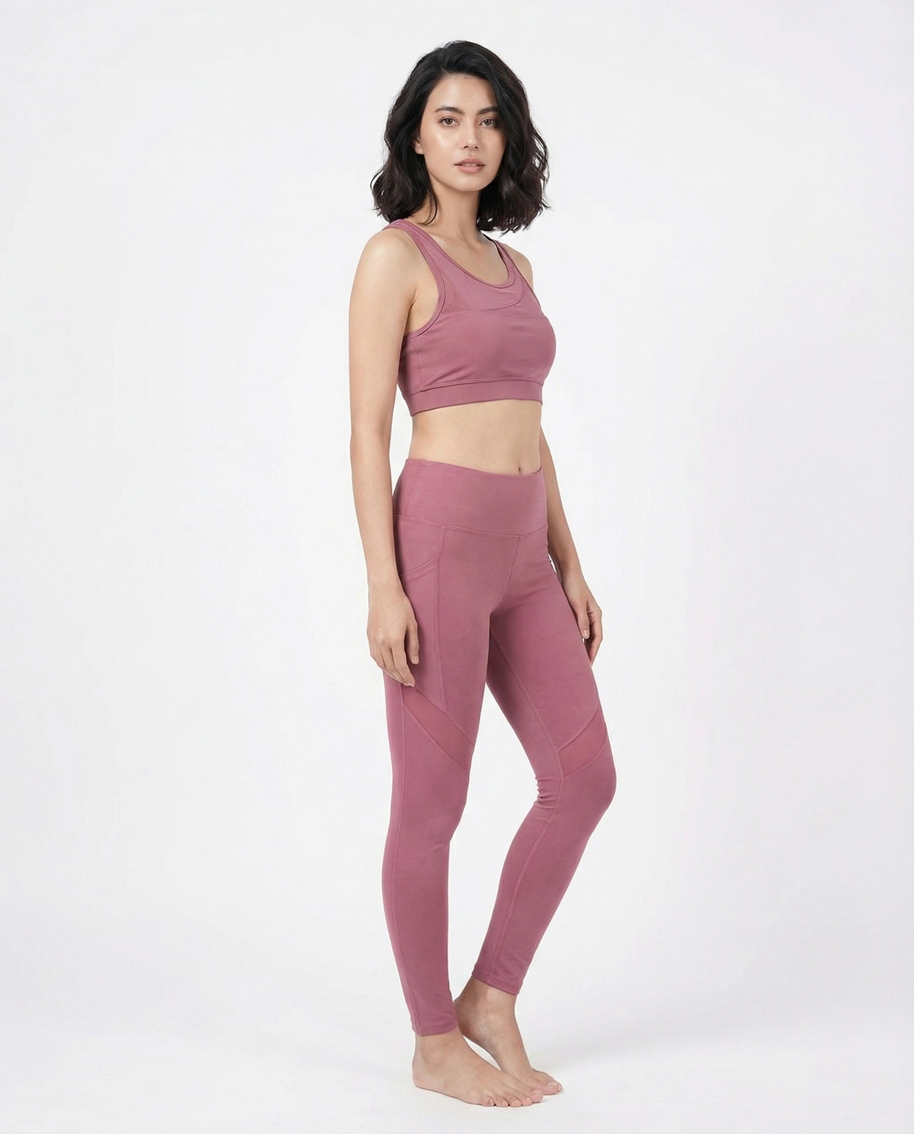 Activewear Set - Fit Fusion - Burgundy