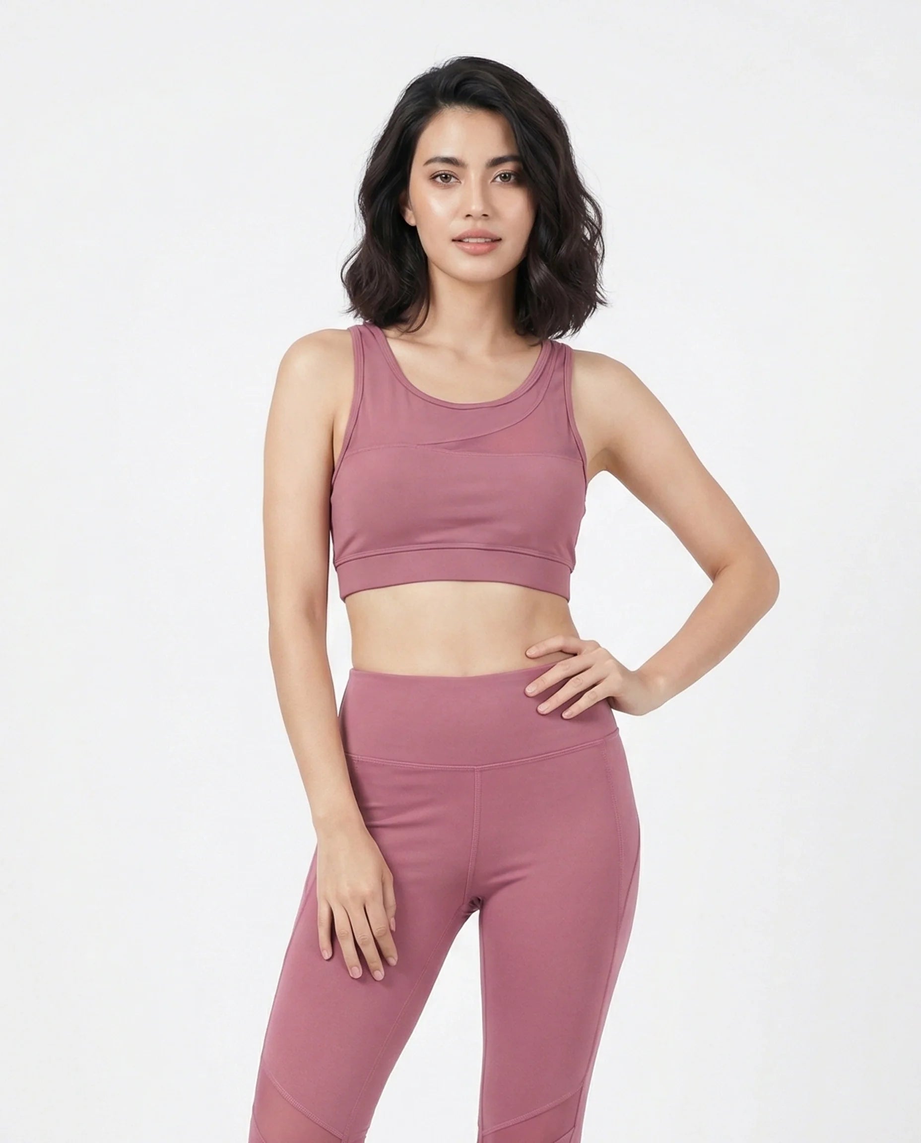 Activewear Set - Fit Fusion - Burgundy