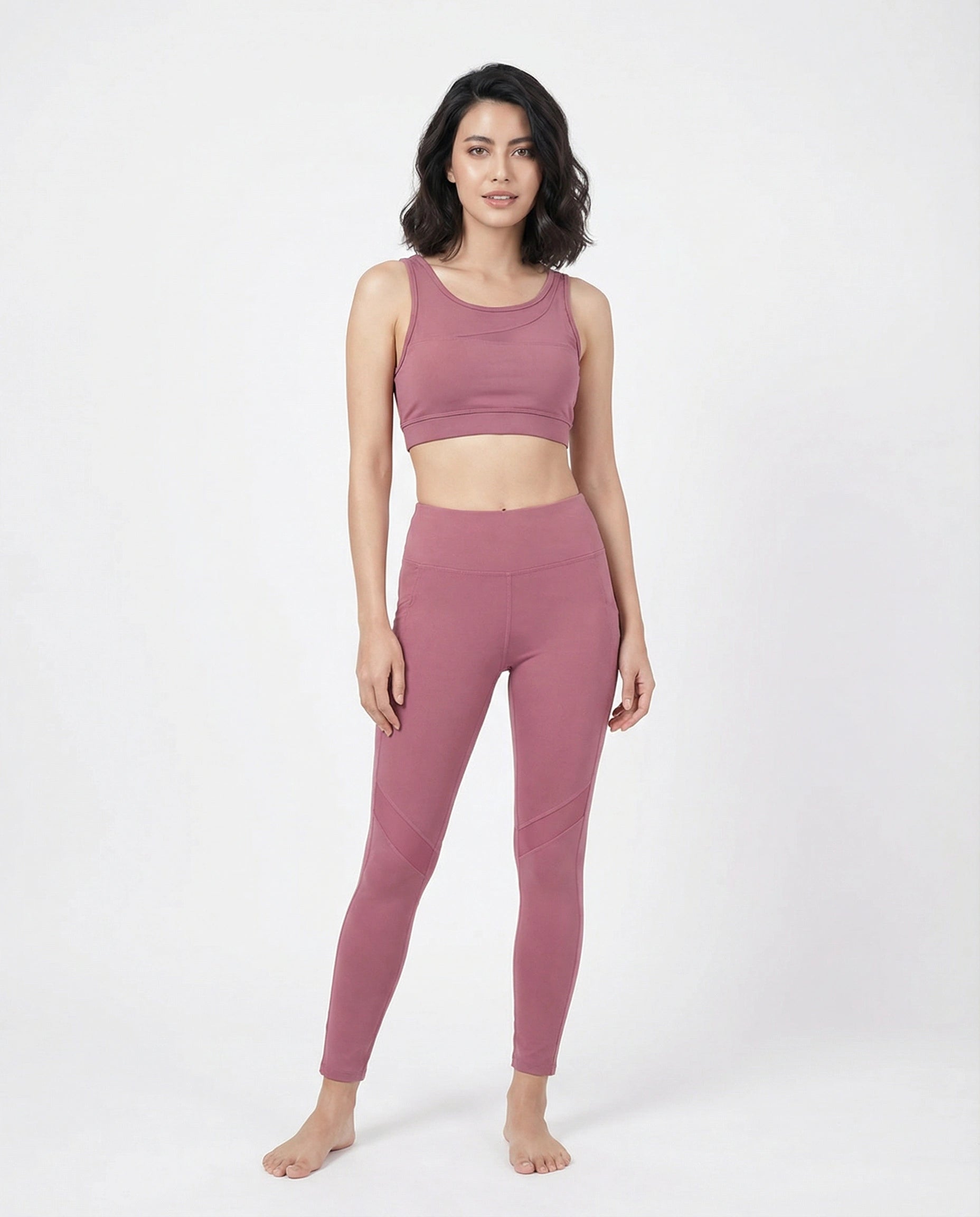 Activewear Set - Fit Fusion - Burgundy