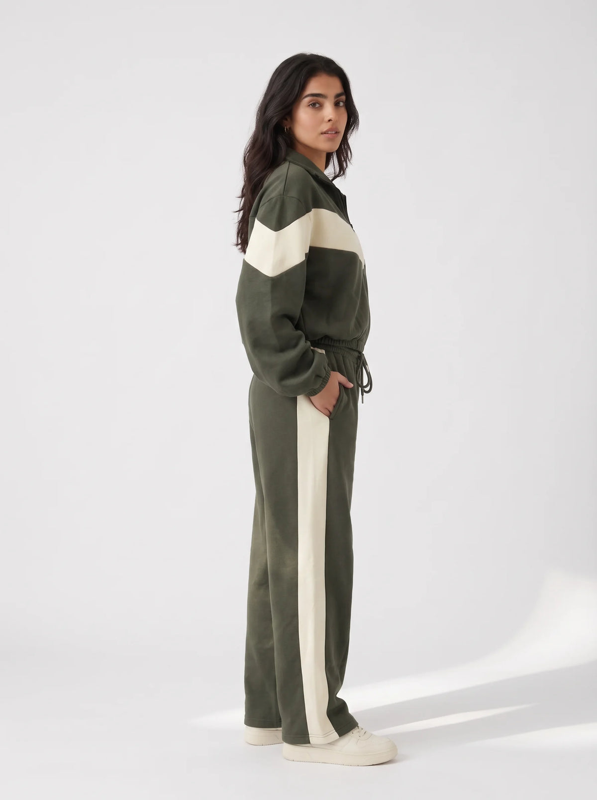 Fleece Set - Cool Fit - Olive Green