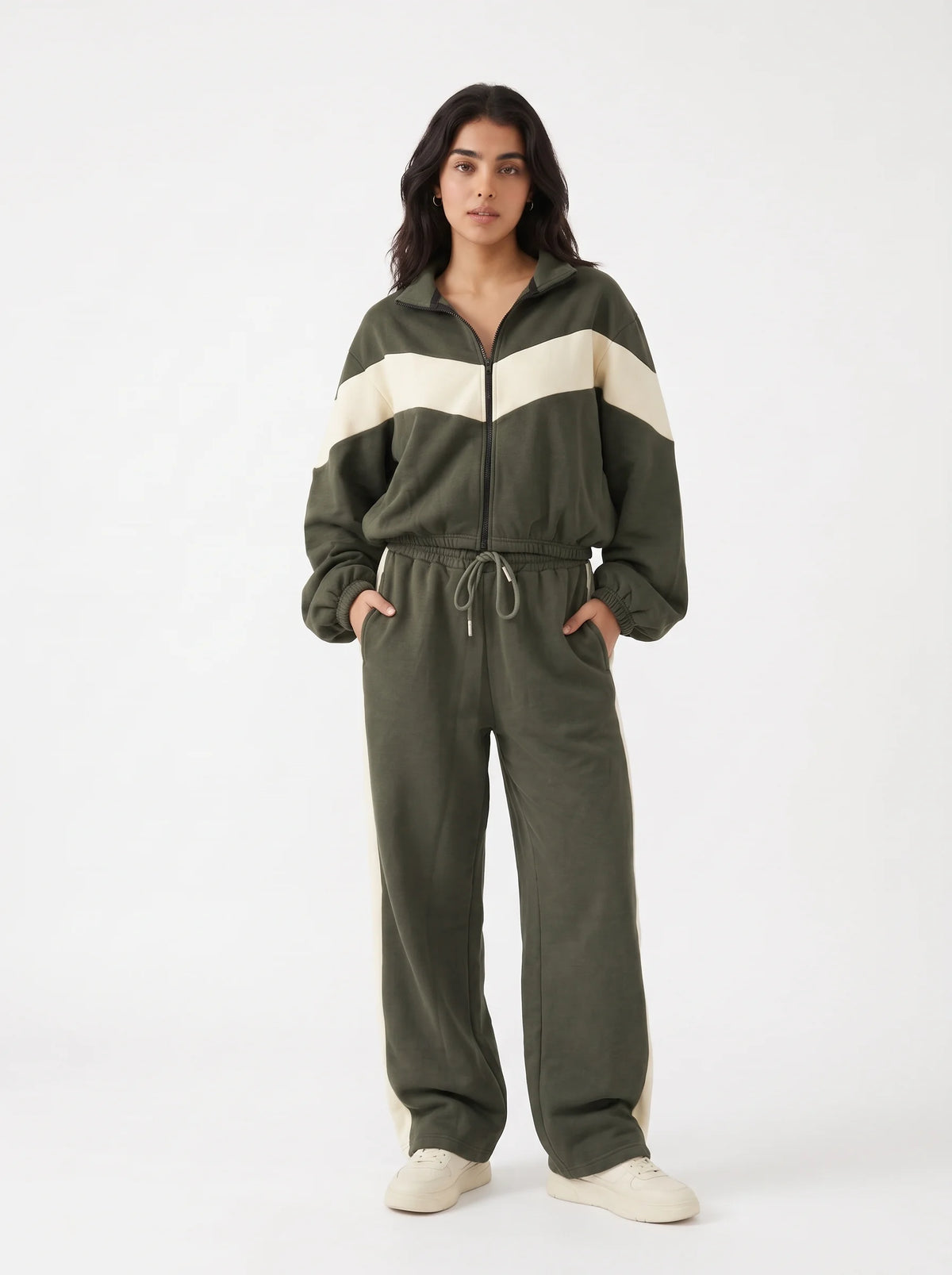 Fleece Set - Cool Fit - Olive Green