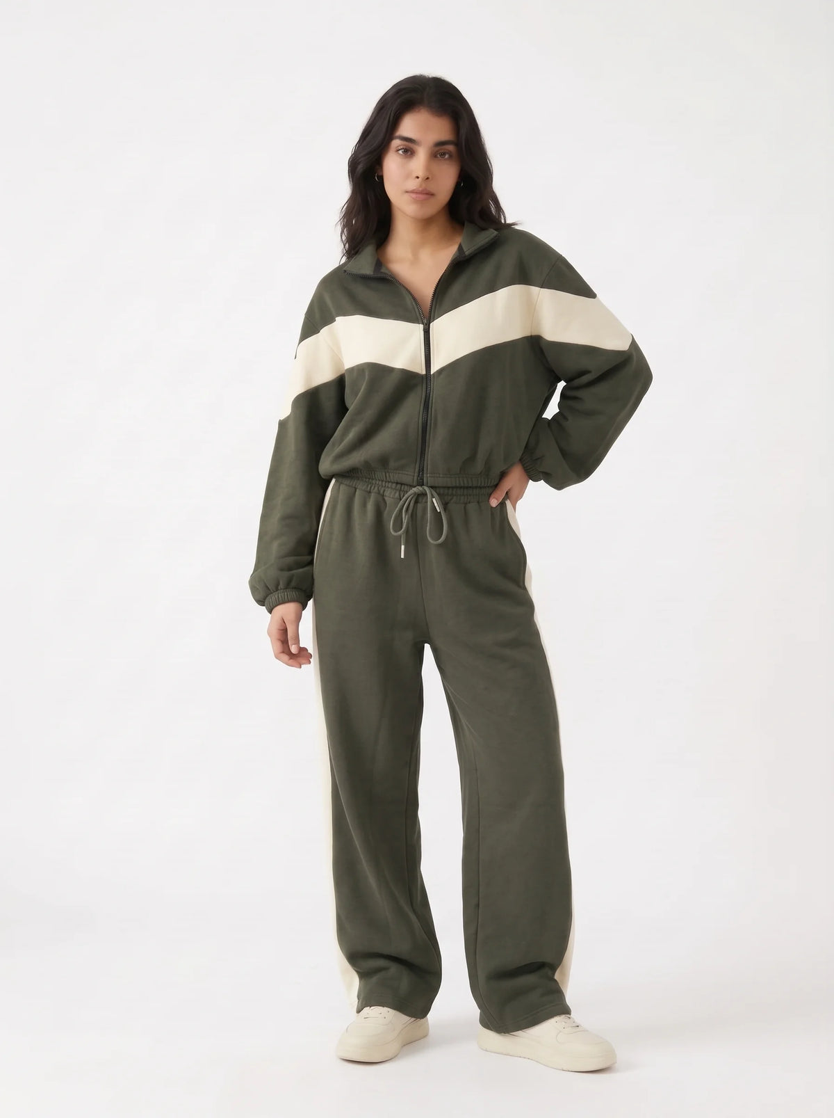 Fleece Set - Cool Fit - Olive Green